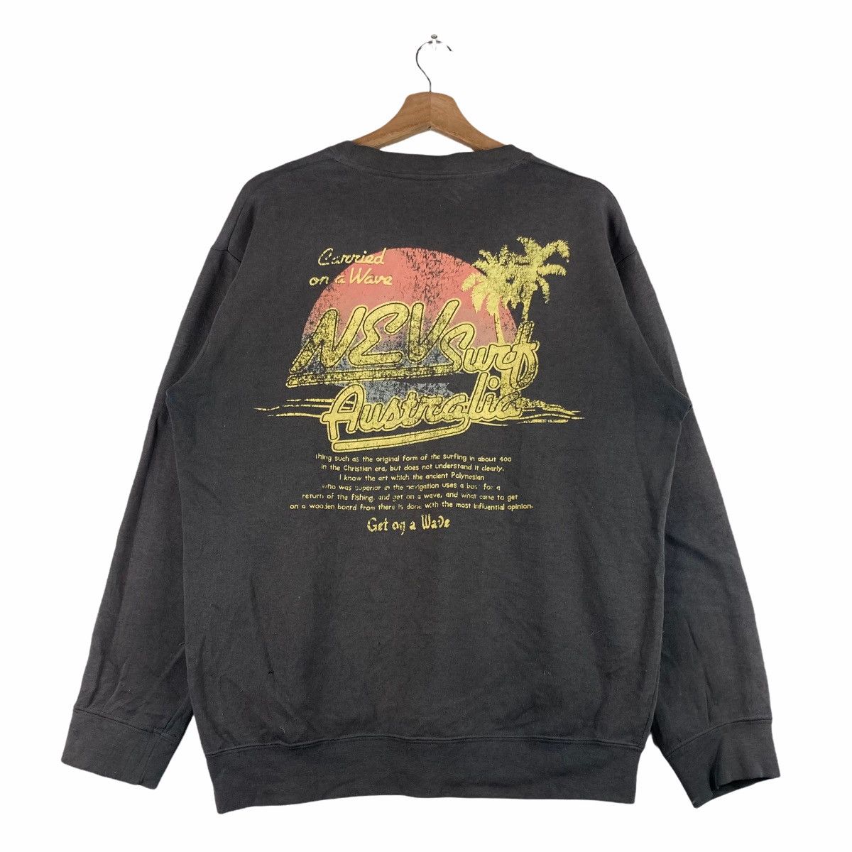 Other Vintage SWEATSHIRT NEV SURF pullover jumper Size US L / EU 52-54 / 3 - 2 Thumbnail
