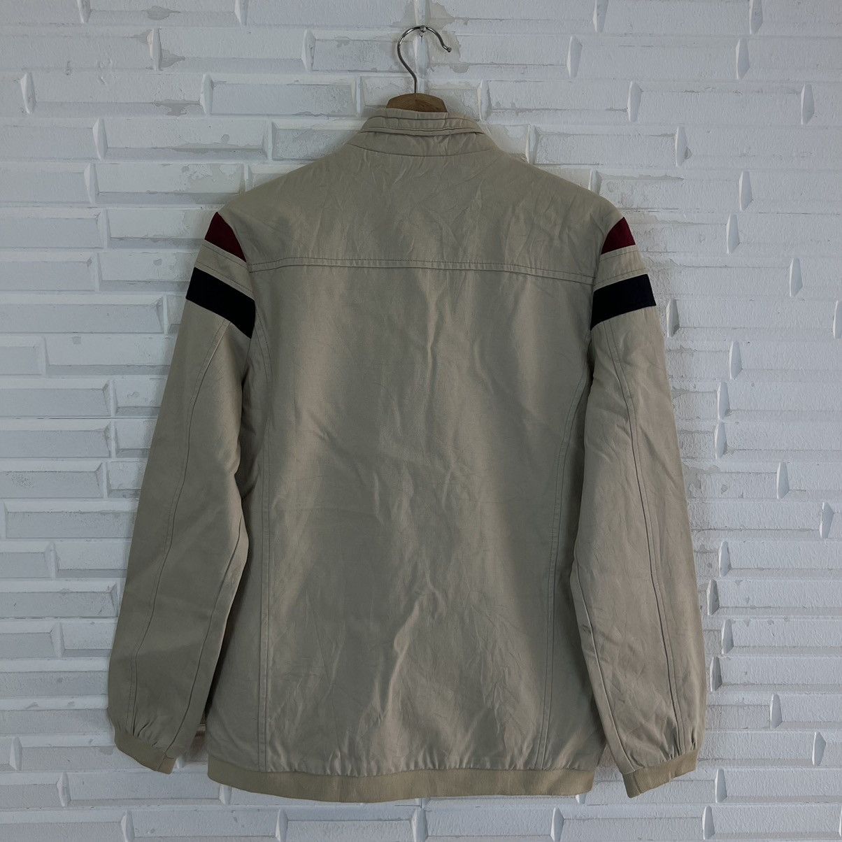 Japanese Brand RARE QUILTED ZIPPER JACKET JAPAN FABRIC RIDER WEAR Size US M / EU 48-50 / 2 - 6 Thumbnail