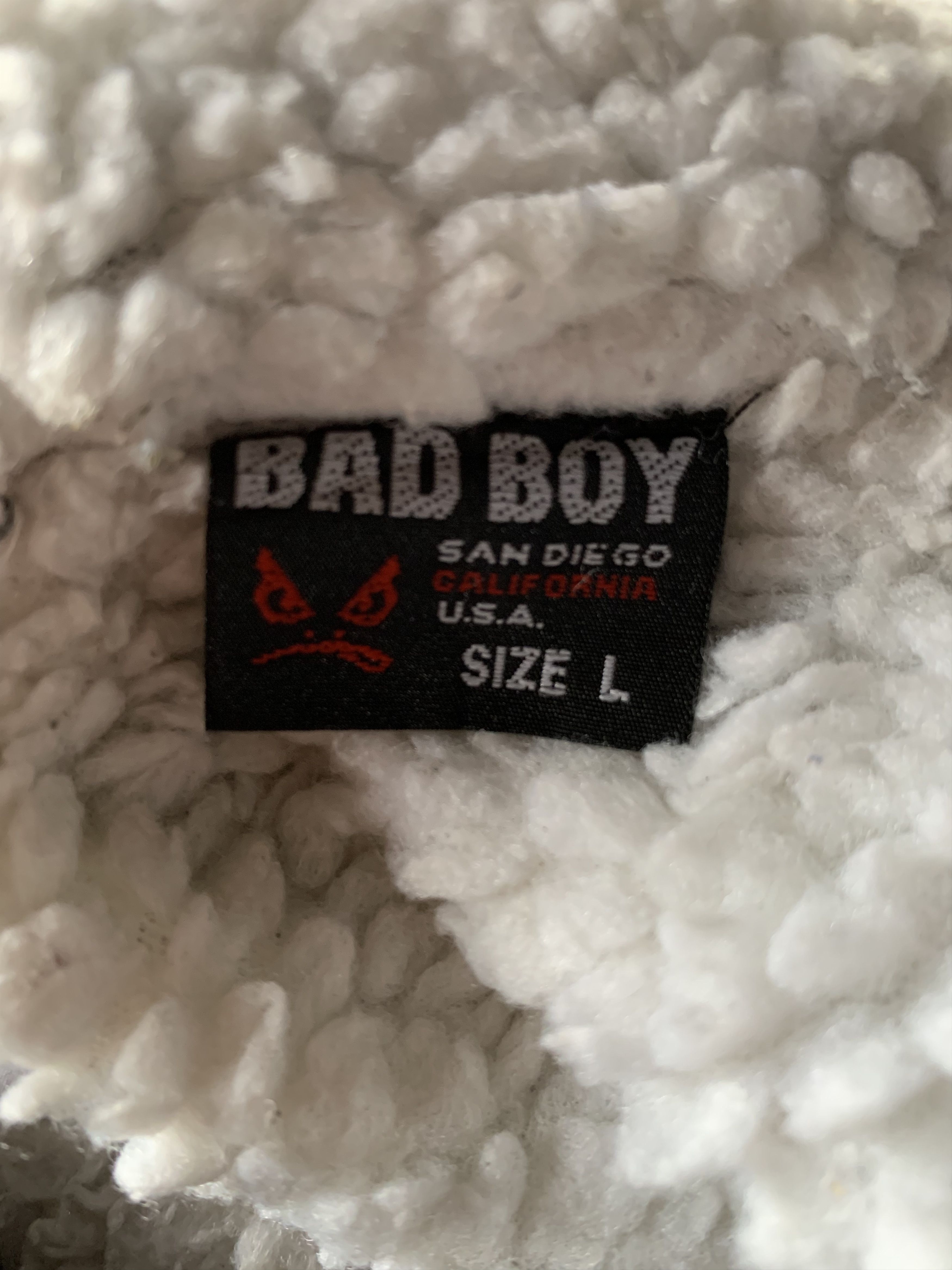 Vintage Vintage Bad Boy Side Tape Long Jacket Size US L / EU 52-54 / 3 - 9 Thumbnail