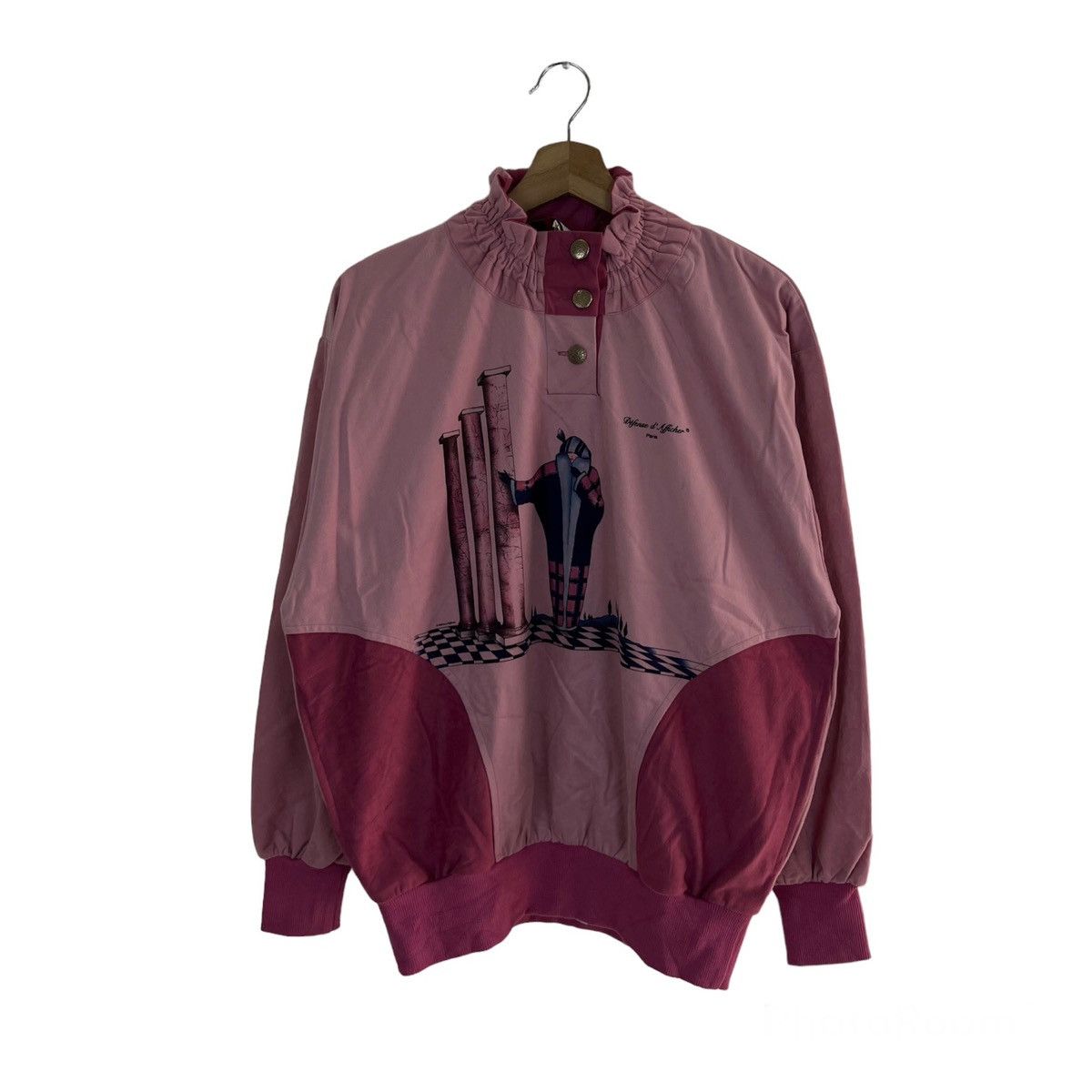 Vintage VINTAGE DEFENSE D'AFFICHER PARIS MADE IN FRANCE SWEATSHIRT Size US M / EU 48-50 / 2 - 1 Thumbnail