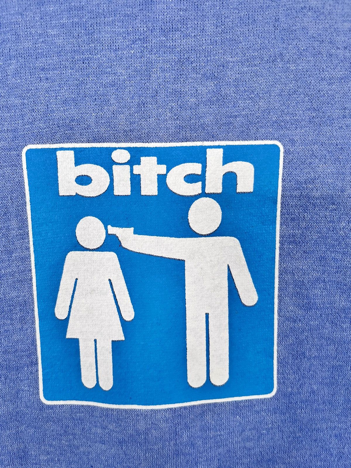 Vintage Vintage 90s Bitch Sweatshirt Size US M / EU 48-50 / 2 - 3 Thumbnail