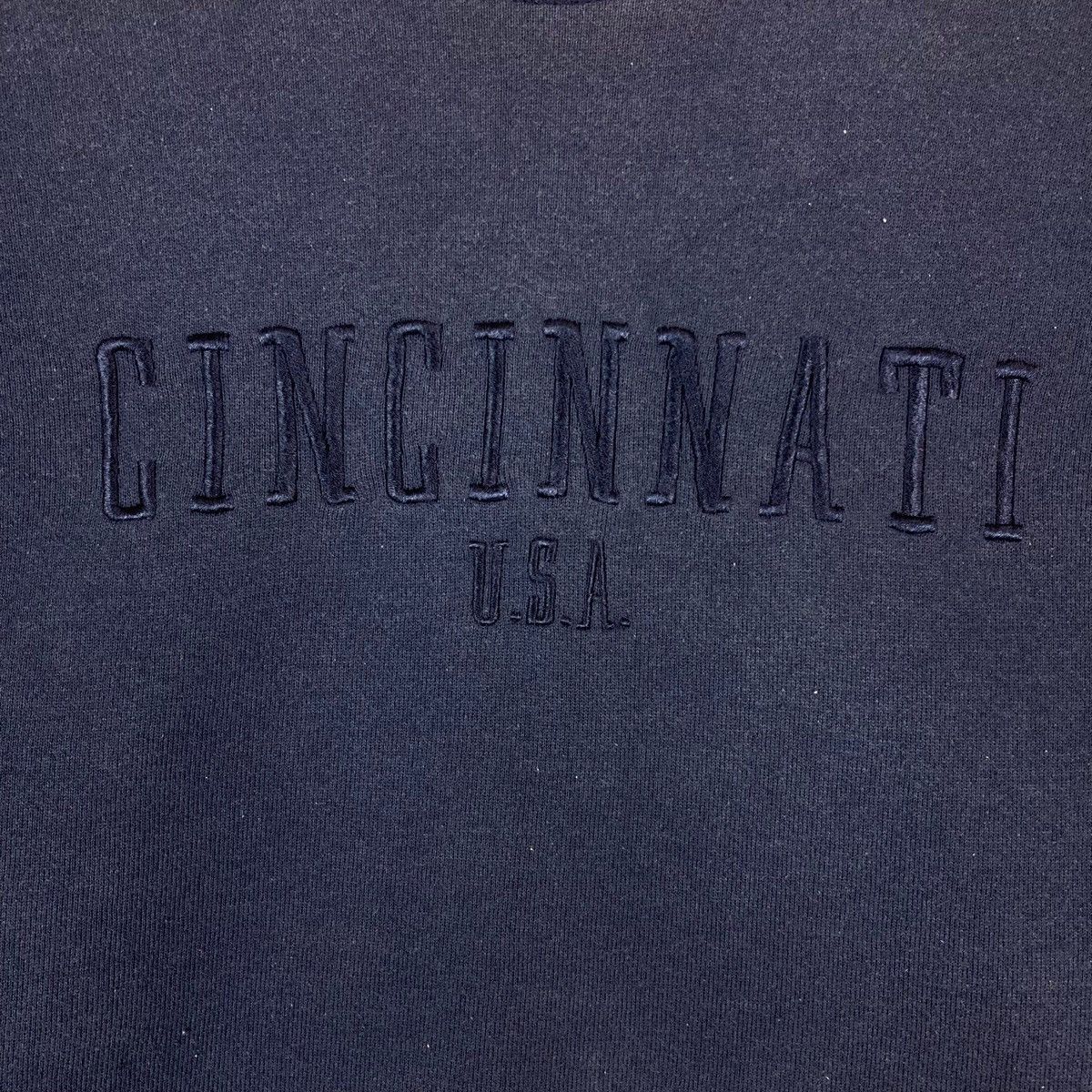 Hanes Vintage Cincinnati USA Spell Out Pullover Size US L / EU 52-54 / 3 - 3 Thumbnail