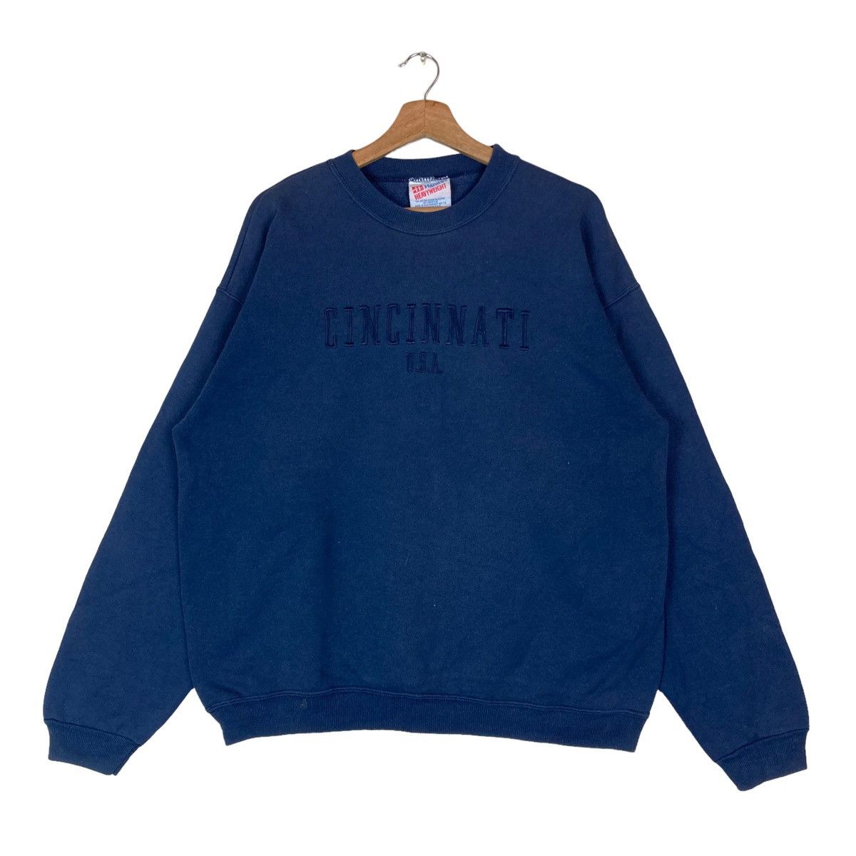 Hanes Vintage Cincinnati USA Spell Out Pullover Size US L / EU 52-54 / 3 - 1 Thumbnail