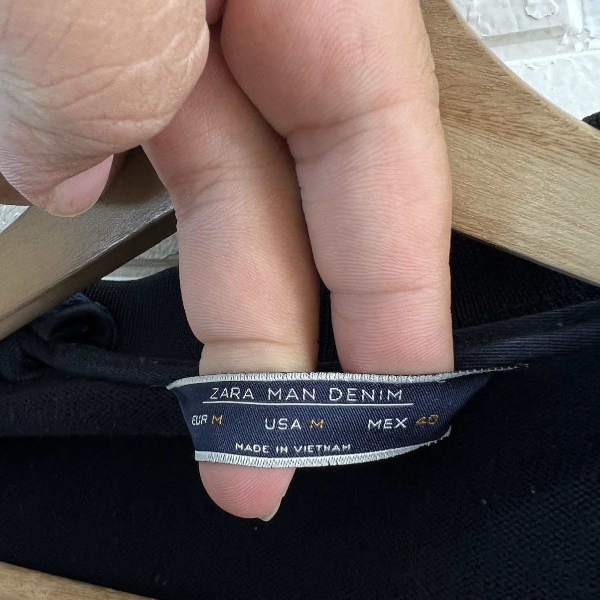 Japanese Brand VINTAGE ZARA MAN DENIM BOMBER JACKET INSPIRED BY ISSEYMIYAKE Size US M / EU 48-50 / 2 - 7 Thumbnail