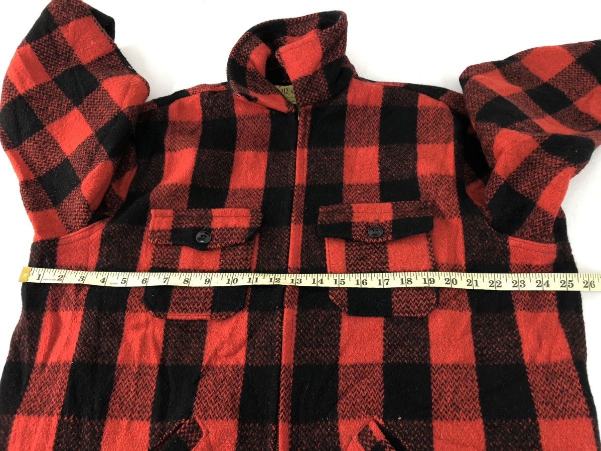 Flannel × Vintage 70s Melton’s Padded Flannel Zipper Plaid Checked Outer Wear Size US XL / EU 56 / 4 - 8 Thumbnail