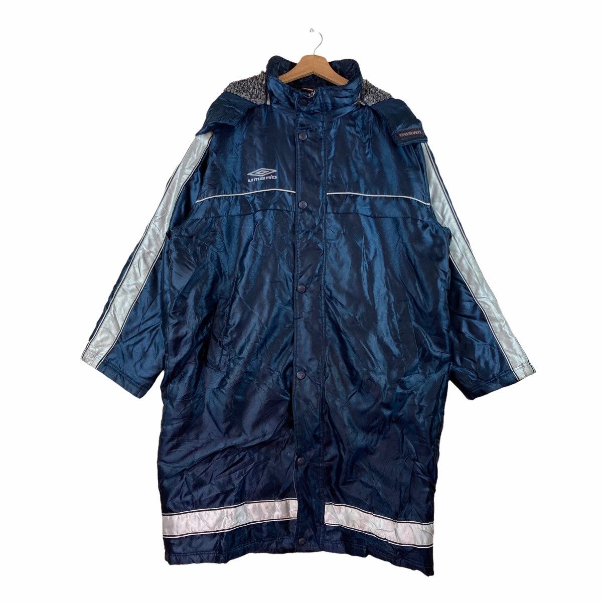 Umbro Vintage JACKET UMBRO zip up button pullover jumper hoodie Size US L / EU 52-54 / 3 - 1 Thumbnail
