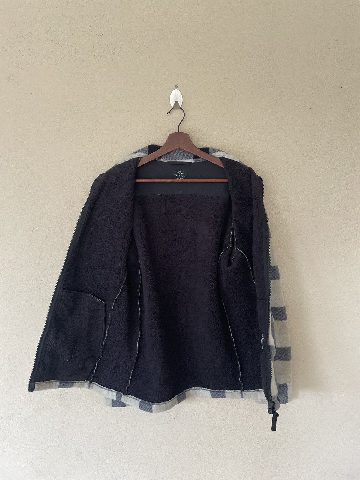 Japanese Brand × Uniqlo UNIQLO BOA FLEECE TARTAN JACKET Size US M / EU 48-50 / 2 - 7 Thumbnail