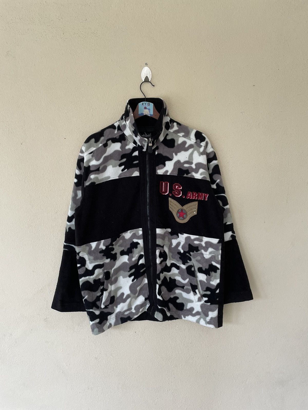 Vintage US ARMY FLEECE JACKET Size US M / EU 48-50 / 2 - 3 Thumbnail