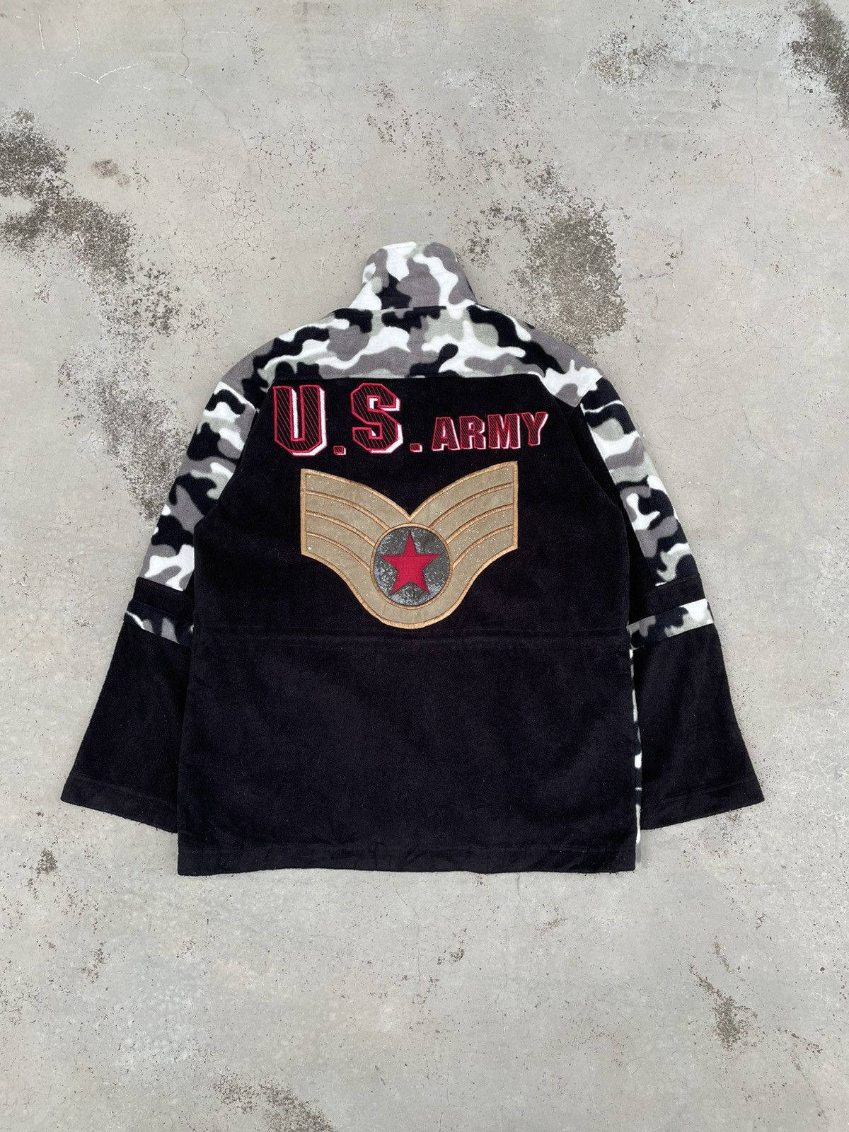 Vintage US ARMY FLEECE JACKET Size US M / EU 48-50 / 2 - 2 Thumbnail