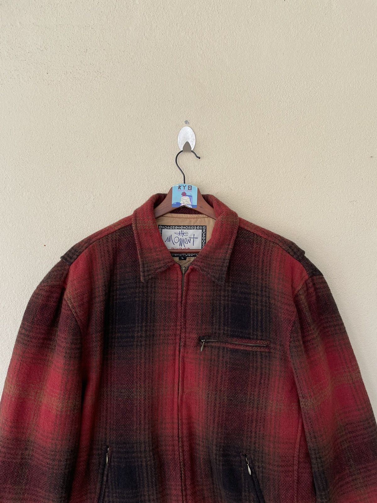 Flannel × Japanese Brand × Vintage VINTAGE THE MOMENT TARTAN FLANNEL JACKET Size US L / EU 52-54 / 3 - 3 Thumbnail
