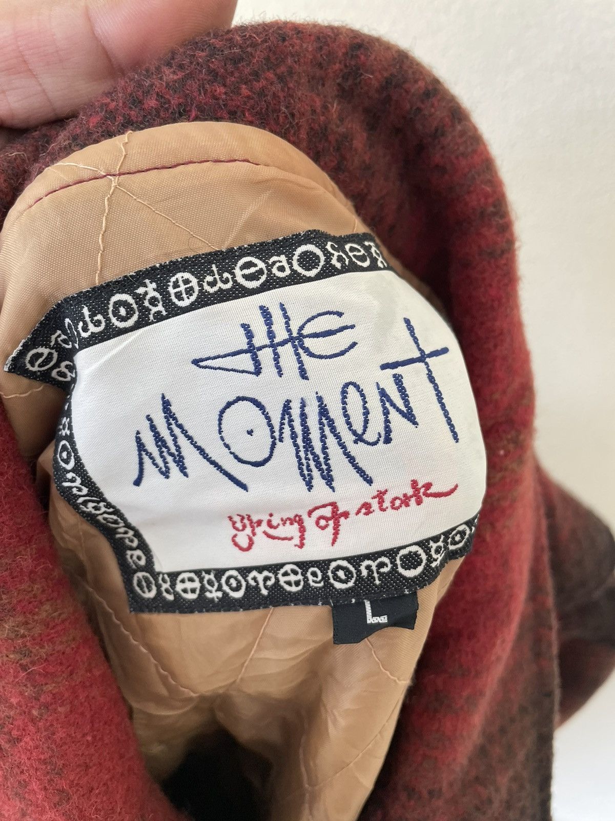 Flannel × Japanese Brand × Vintage VINTAGE THE MOMENT TARTAN FLANNEL JACKET Size US L / EU 52-54 / 3 - 7 Thumbnail