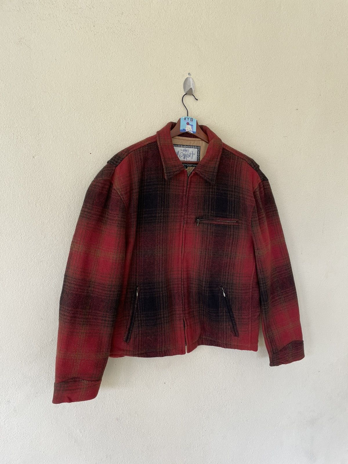 Flannel × Japanese Brand × Vintage VINTAGE THE MOMENT TARTAN FLANNEL JACKET Size US L / EU 52-54 / 3 - 2 Thumbnail
