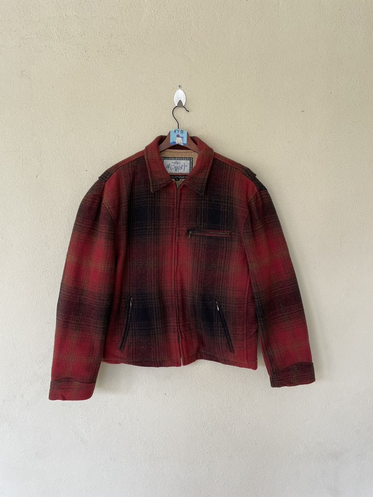 Flannel × Japanese Brand × Vintage VINTAGE THE MOMENT TARTAN FLANNEL JACKET Size US L / EU 52-54 / 3 - 1 Thumbnail