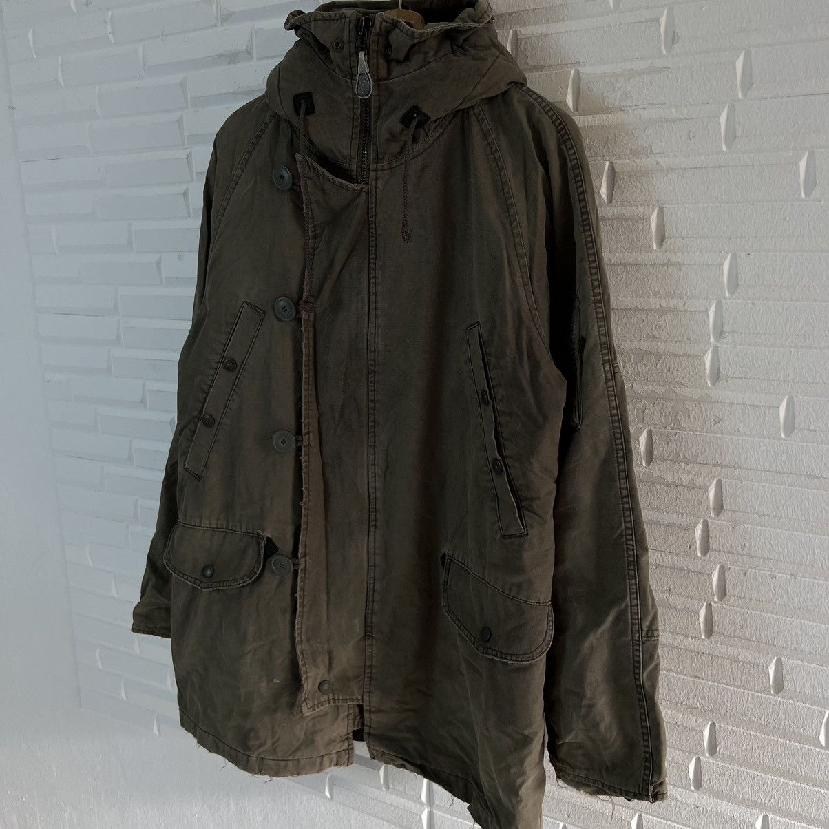 Vintage VINTAGE ALPHA INDUSTRIE INC. SURVIVAL PARKA JACKET MILITARY Size US L / EU 52-54 / 3 - 2 Thumbnail