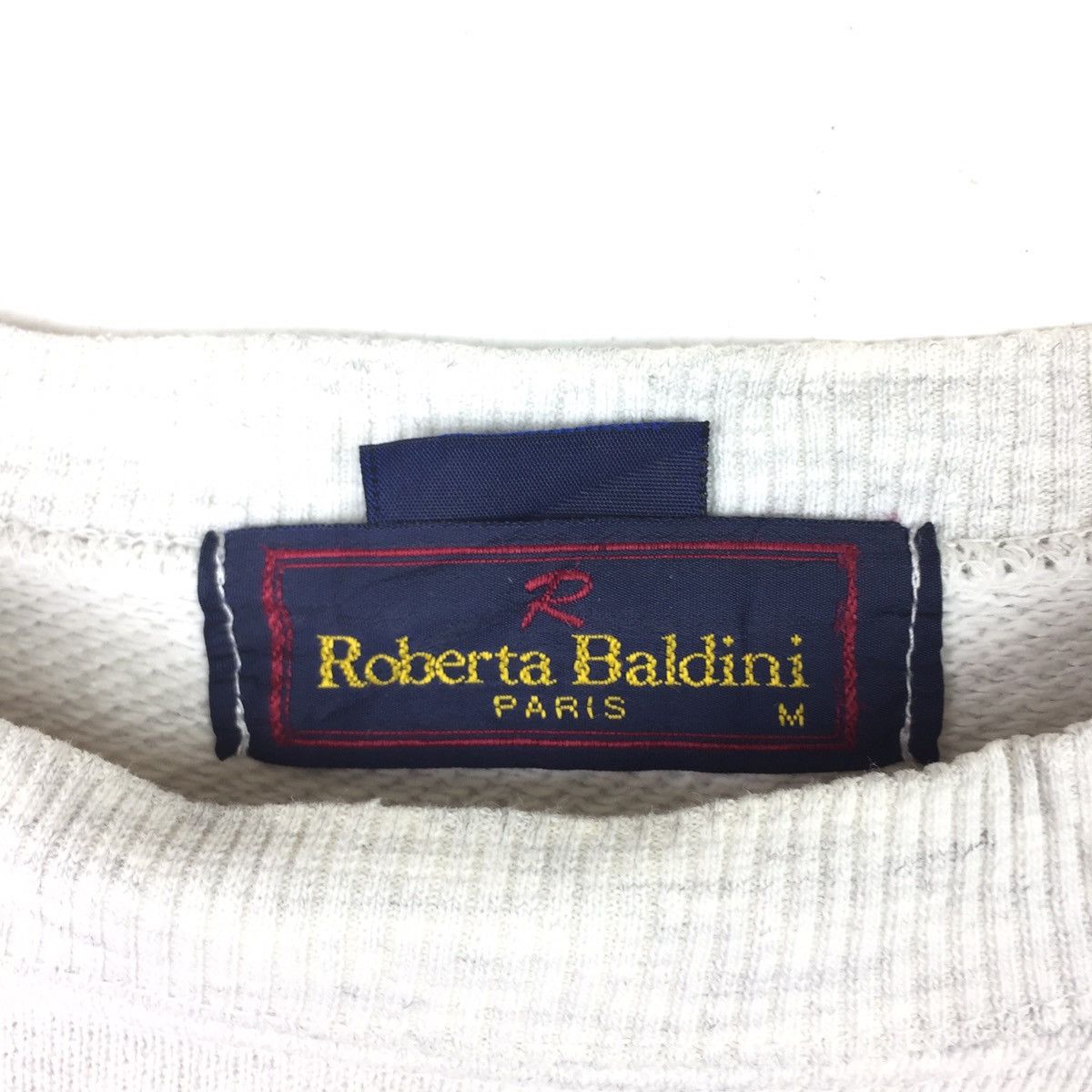 Vintage Roberta baldini Paris Sweatshirt Casual Jumper Pullover Size US M / EU 48-50 / 2 - 3 Thumbnail