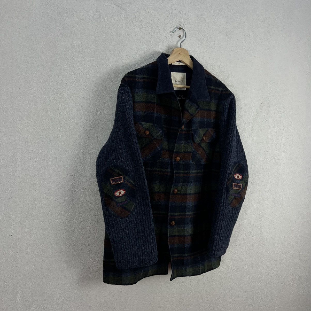 Japanese Brand RARE VINTAGE KARL HELMUT WOOL JACKET FABRIC FROM ITALY Size US M / EU 48-50 / 2 - 9 Thumbnail
