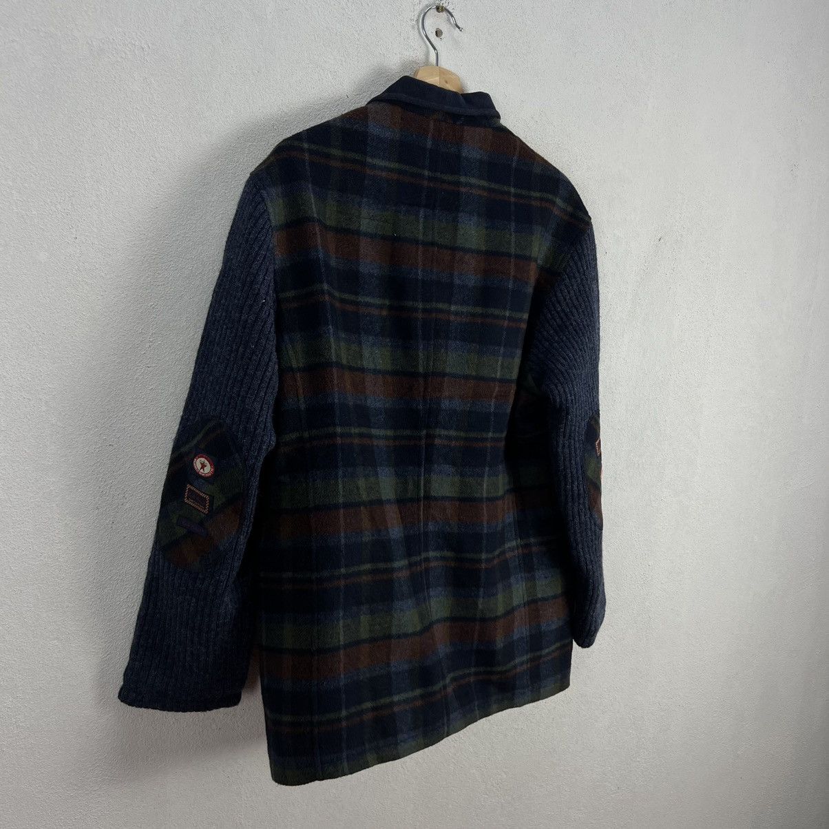 Japanese Brand RARE VINTAGE KARL HELMUT WOOL JACKET FABRIC FROM ITALY Size US M / EU 48-50 / 2 - 13 Thumbnail