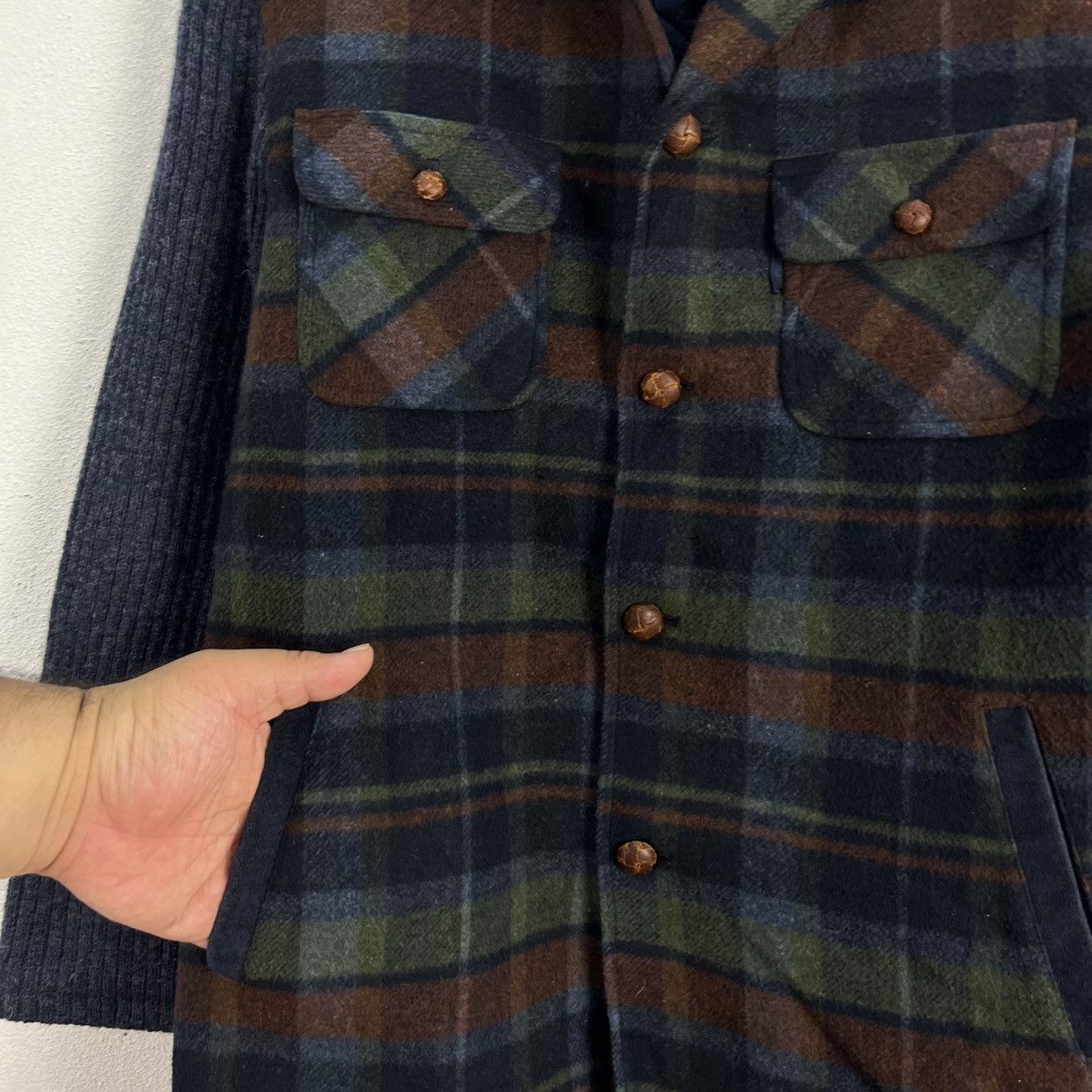 Japanese Brand RARE VINTAGE KARL HELMUT WOOL JACKET FABRIC FROM ITALY Size US M / EU 48-50 / 2 - 6 Thumbnail