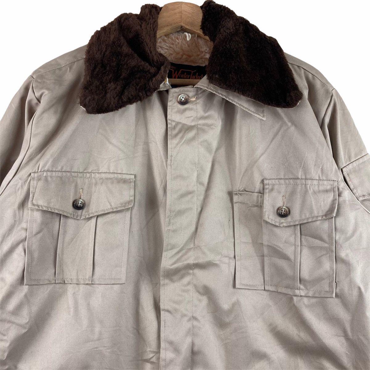 Vintage WINTER JACKET MIDORI zip up pullover jumper Size US L / EU 52-54 / 3 - 3 Thumbnail