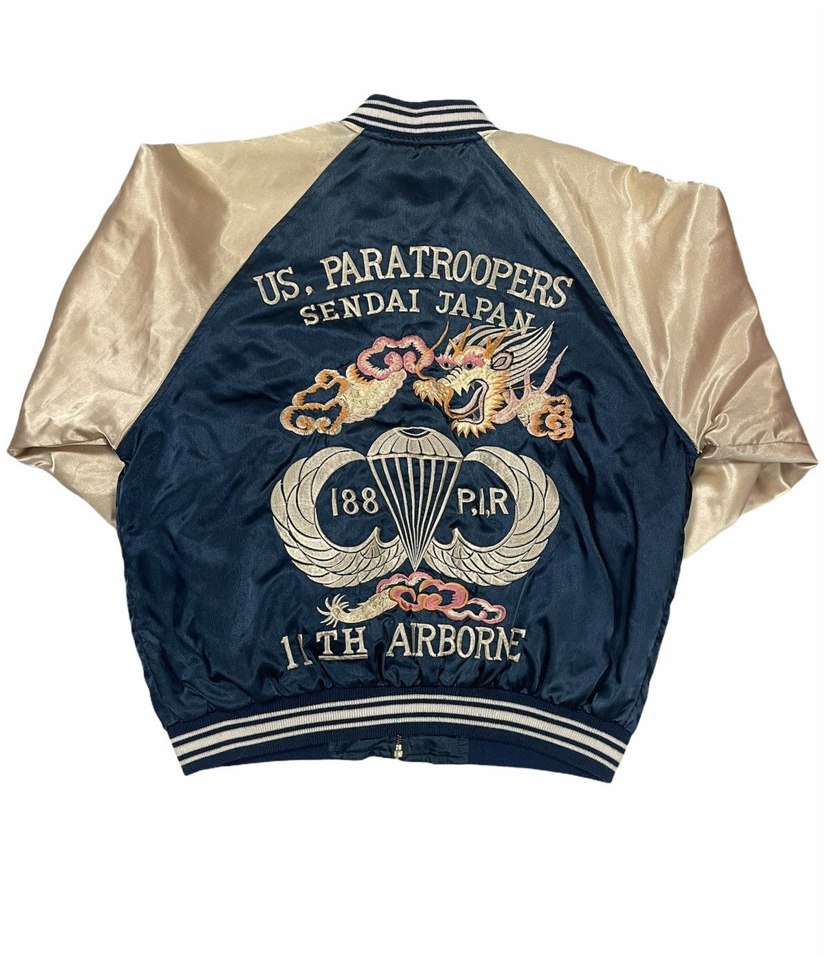Souvenier sukajan jacket dragon embroidery polyster
