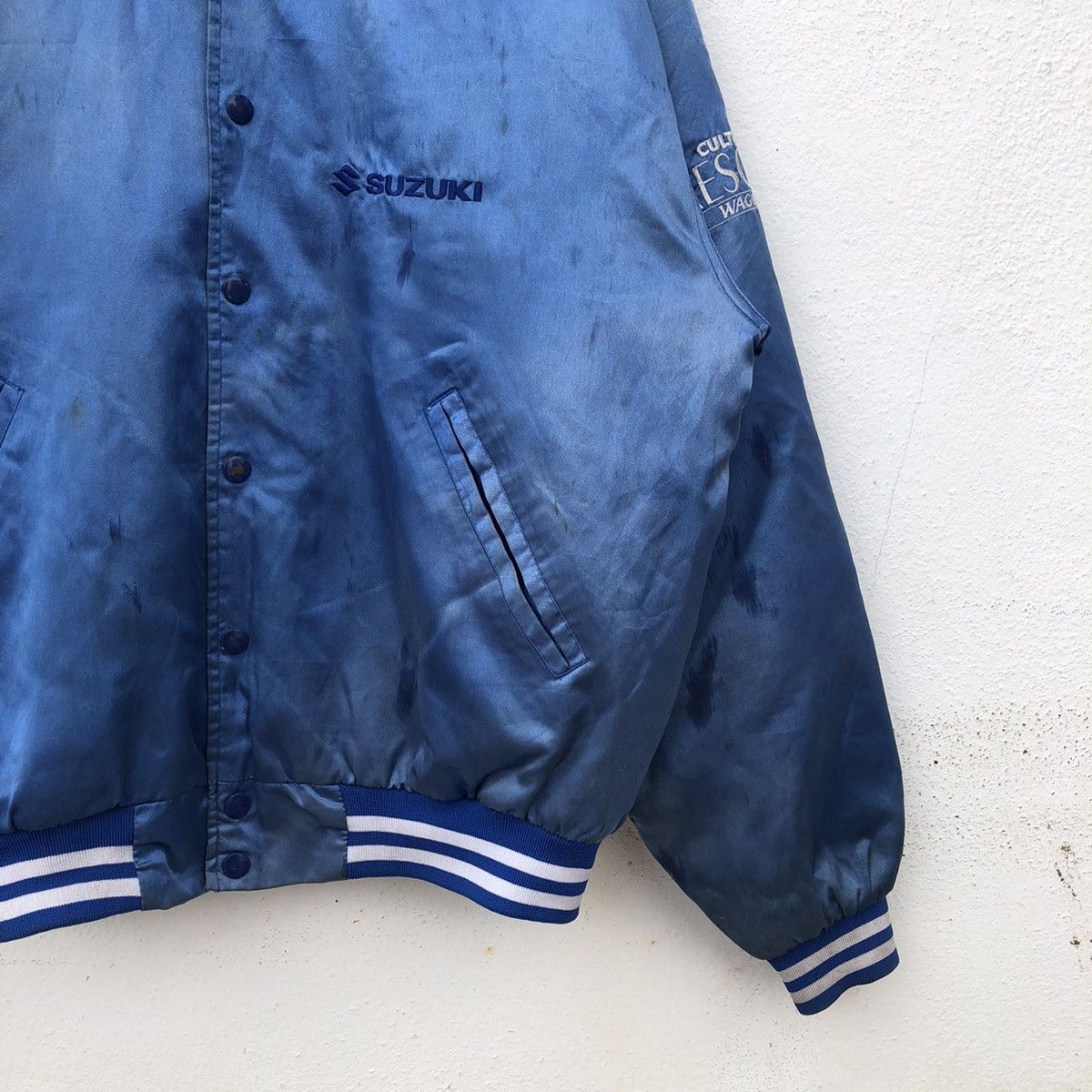 Japanese Brand VARSITY JACKET SUZUKI CULTUS CRESCENT WAGON SATIN Size US M / EU 48-50 / 2 - 7 Thumbnail