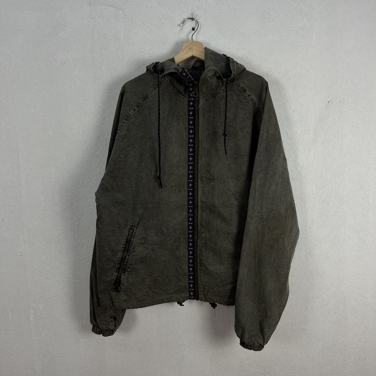 Japanese Brand VINTAGE ALF MADE IN USA ZIPPER JACKET MILITARY DESIGN Size US L / EU 52-54 / 3 - 7 Thumbnail
