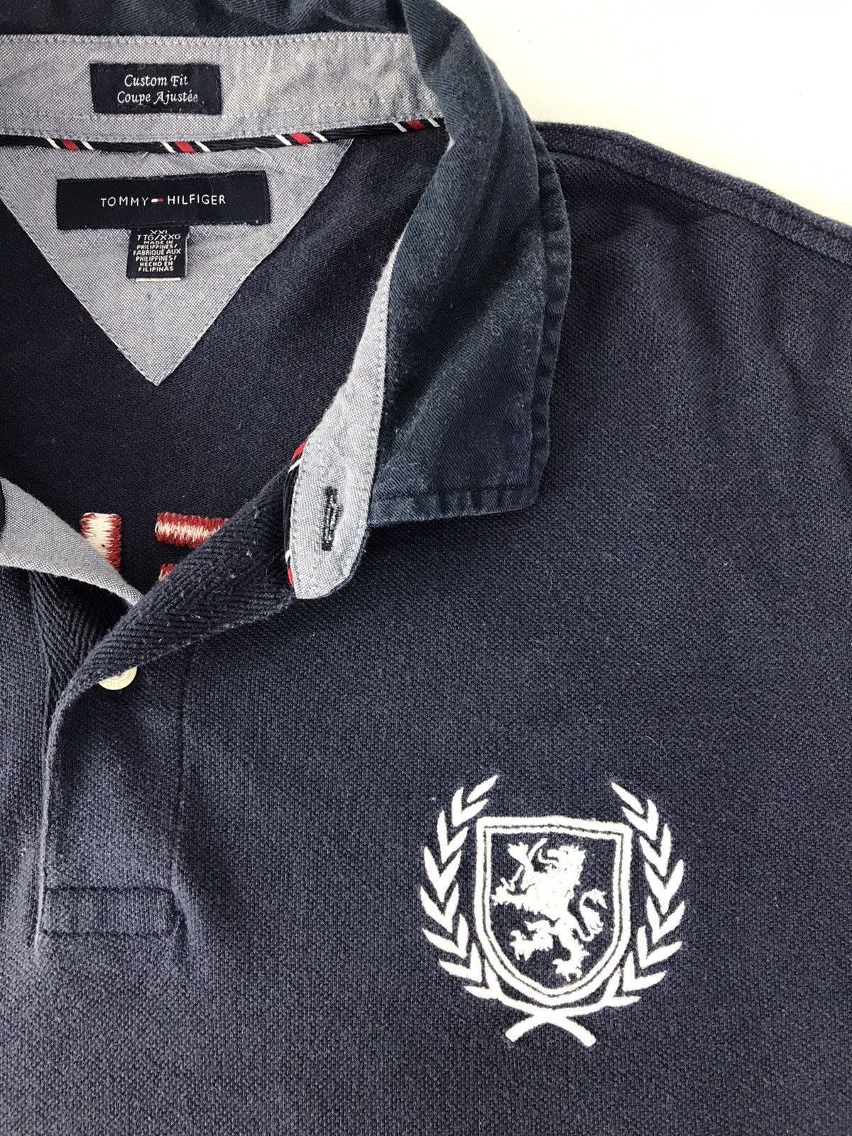 Sports Specialties × Tommy Hilfiger × Vintage Tommy Hilfiger Custom Fit Polo Rugby Tee R085j Size US XL / EU 56 / 4 - 4 Thumbnail