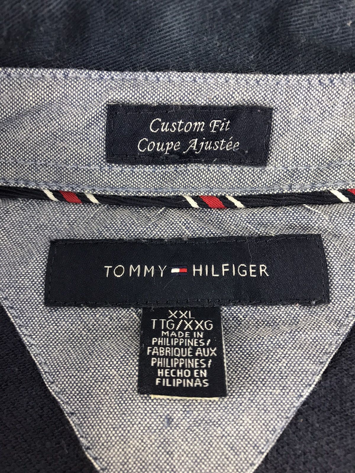 Sports Specialties × Tommy Hilfiger × Vintage Tommy Hilfiger Custom Fit Polo Rugby Tee R085j Size US XL / EU 56 / 4 - 6 Thumbnail
