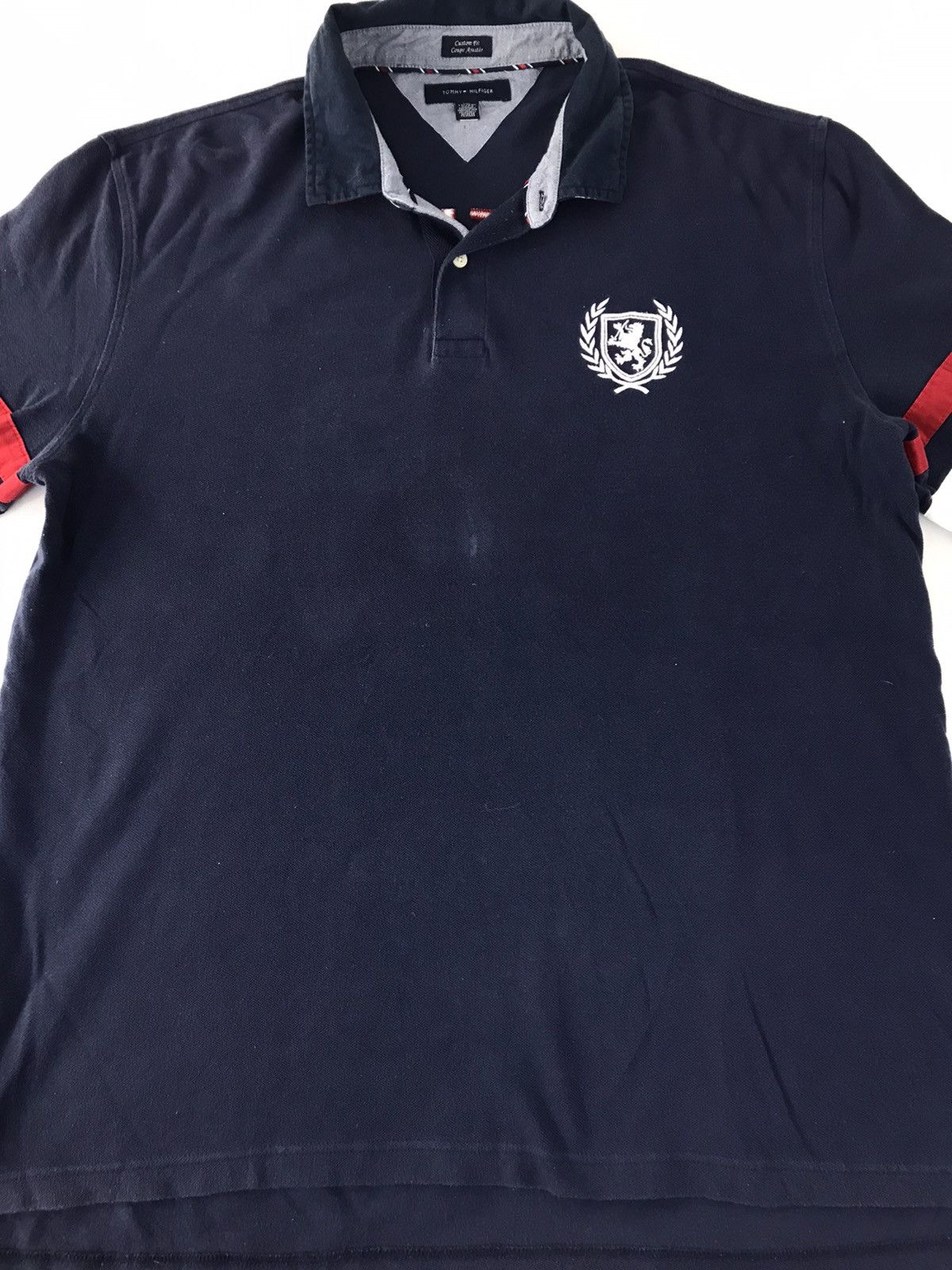 Sports Specialties × Tommy Hilfiger × Vintage Tommy Hilfiger Custom Fit Polo Rugby Tee R085j Size US XL / EU 56 / 4 - 5 Thumbnail