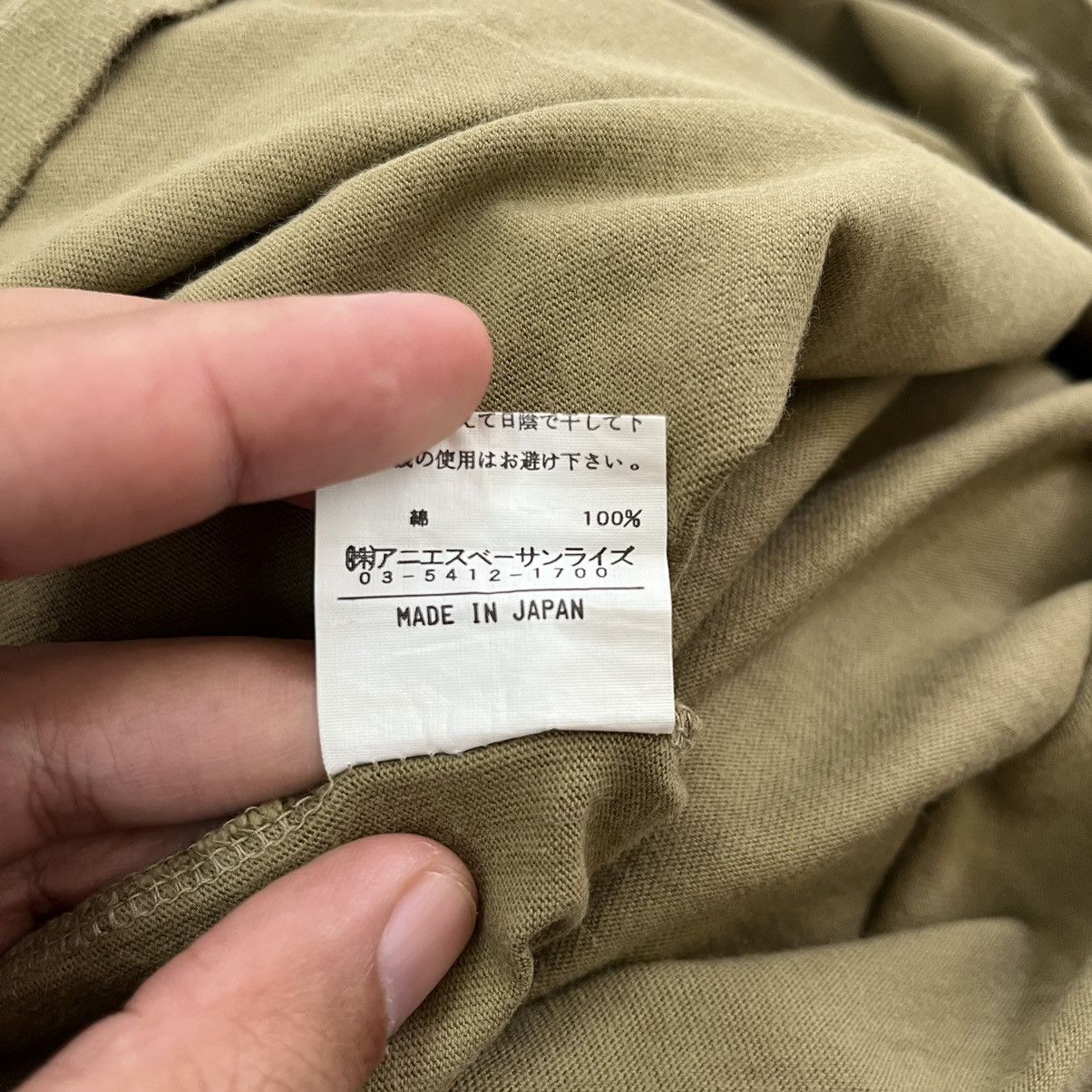 Japanese Brand × Vintage × agnes b. Vintage 90s Agnes B Single Pocket Plain Tee P Size US S / EU 44-46 / 1 - 6 Thumbnail