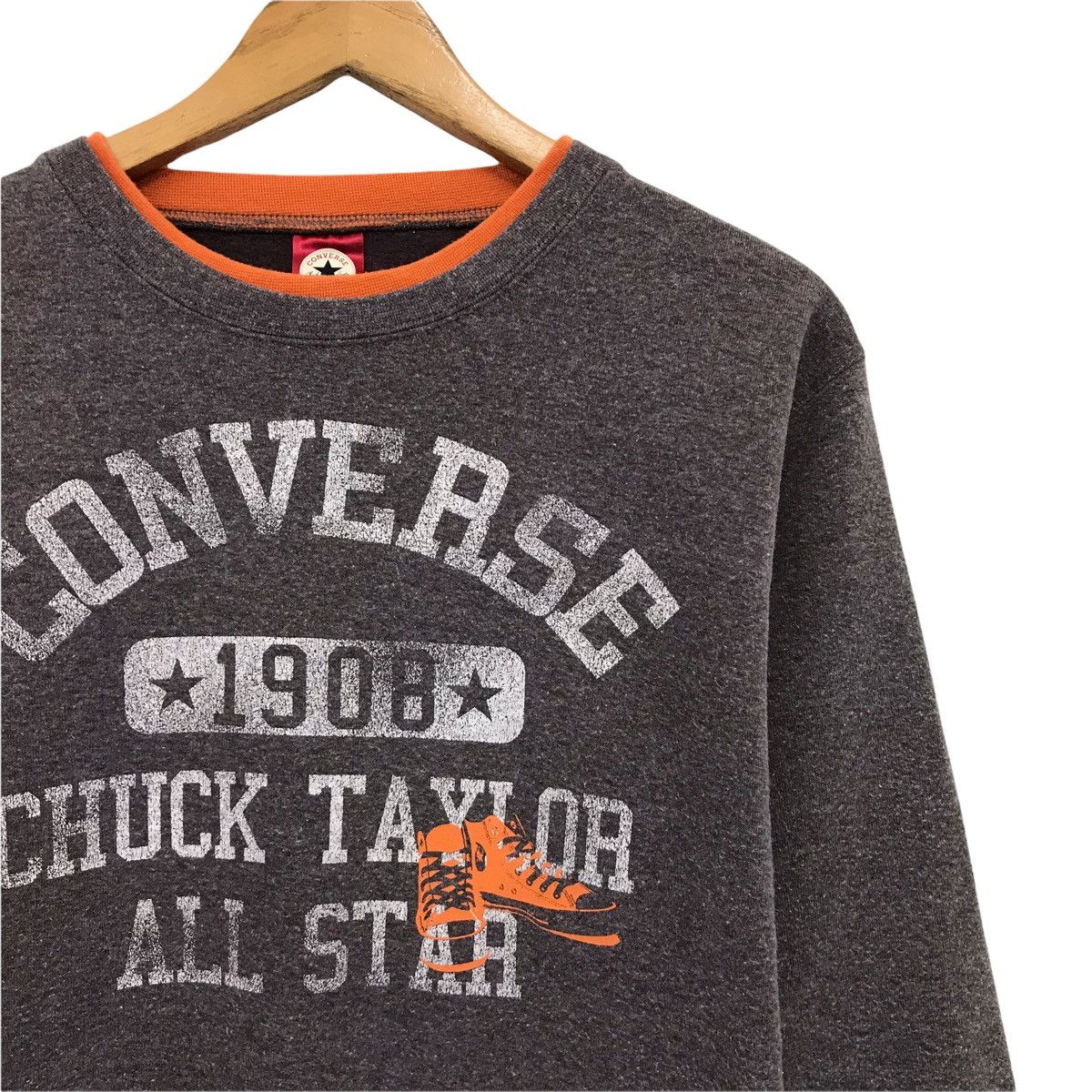 Converse × Japanese Brand × Vintage Vintage Converse All Stars Big Logo Sweatshirt Size US M / EU 48-50 / 2 - 4 Thumbnail