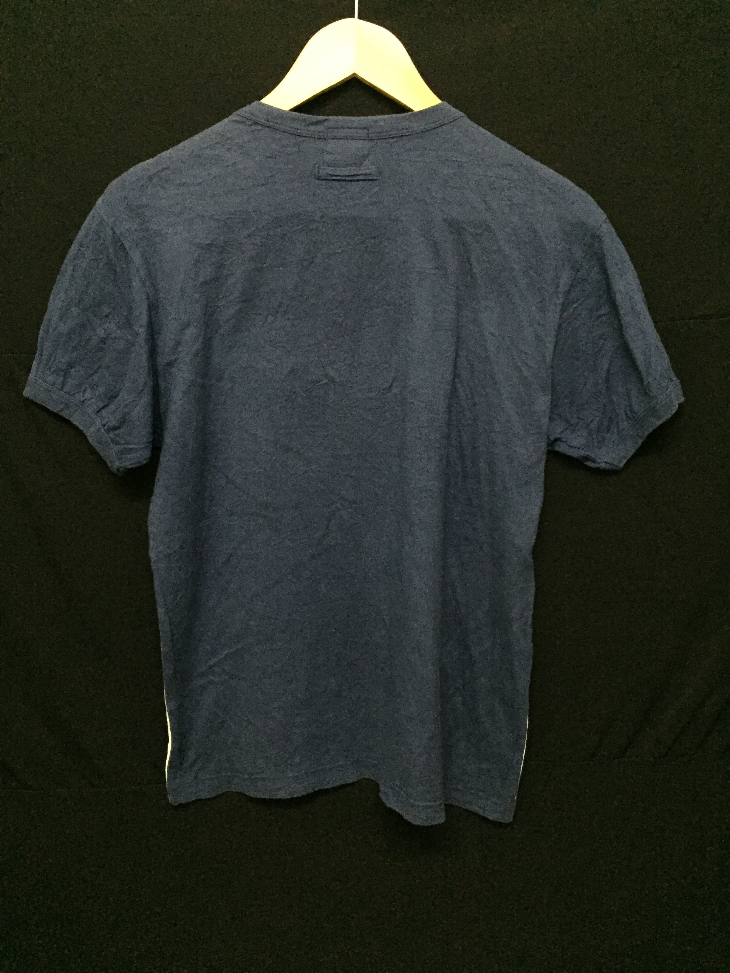 Jean Paul Gaultier Vtg 90'S GAULTIER Trompe l'œeil Denim stripe printing tee Size US M / EU 48-50 / 2 - 7 Thumbnail