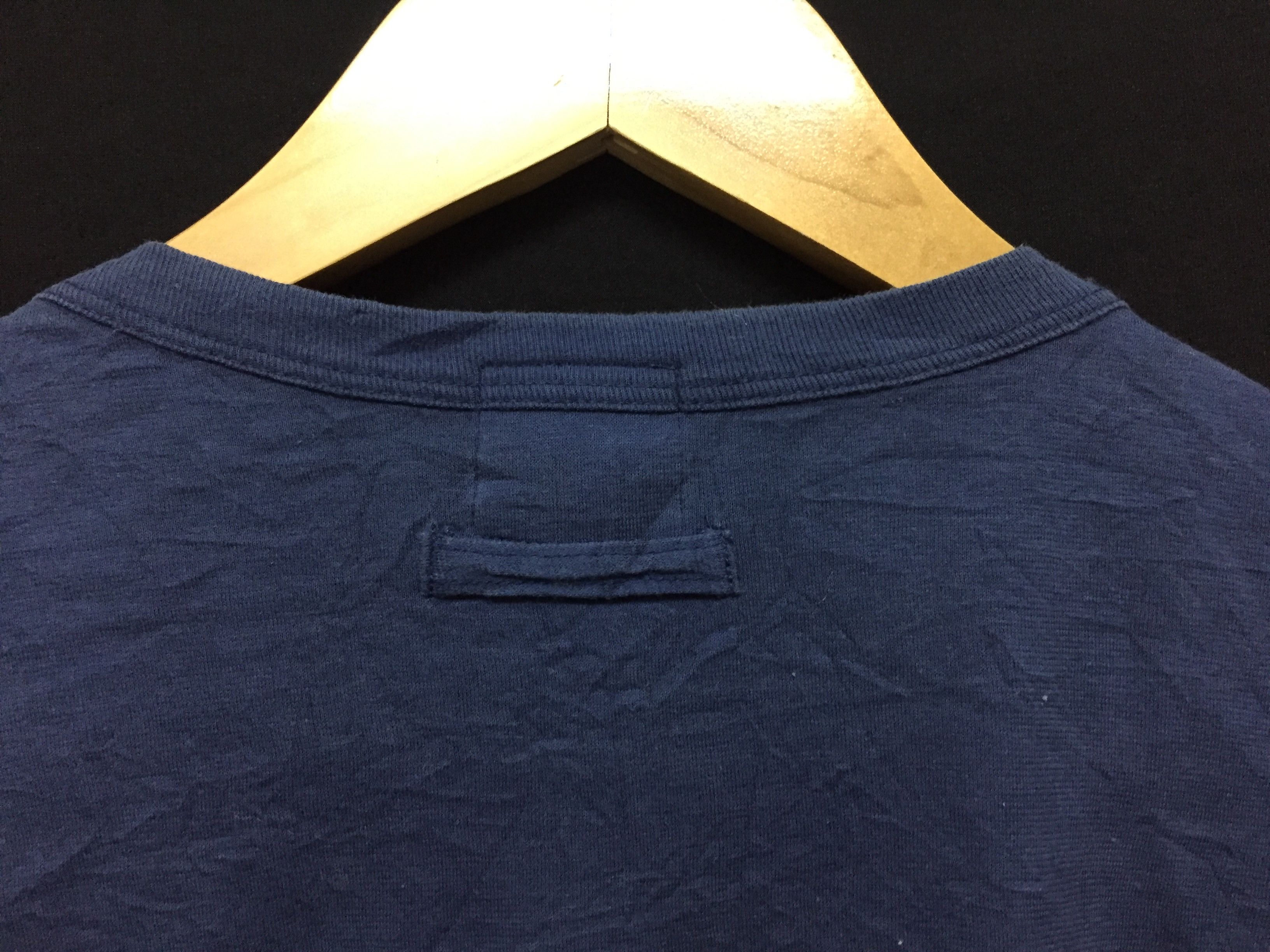 Jean Paul Gaultier Vtg 90'S GAULTIER Trompe l'œeil Denim stripe printing tee Size US M / EU 48-50 / 2 - 8 Thumbnail