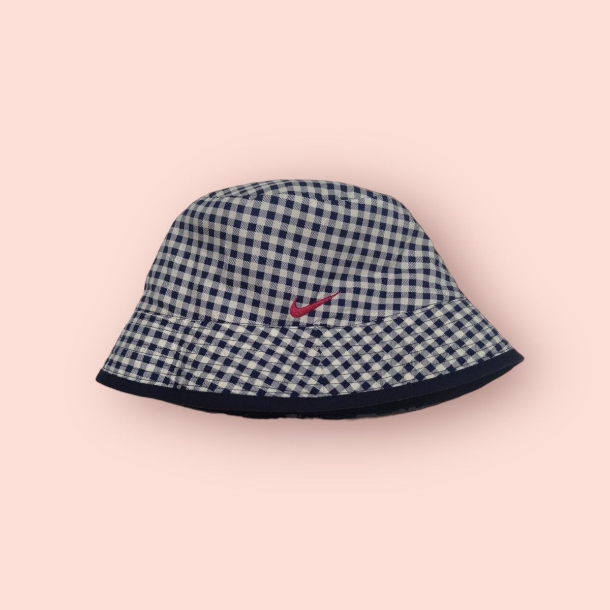Edition Japan × Nike × Vintage RARE VINTAGE EMBROIDERED SWOOSH REVERSIBLE BUCKET HAT Size ONE SIZE - 5 Thumbnail