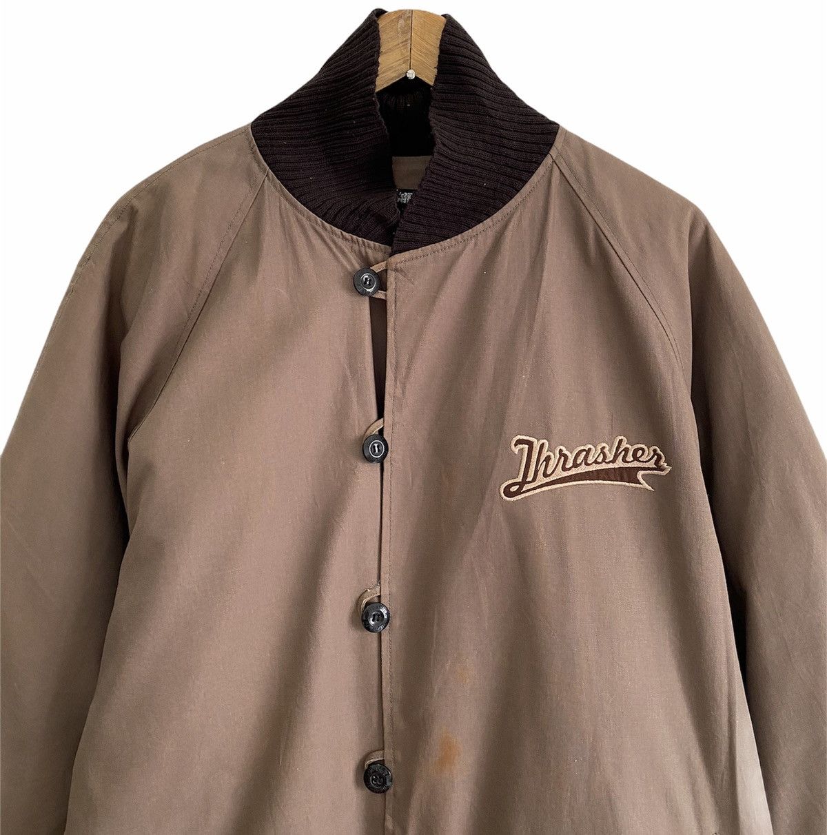 Santa Cruz Skateboards Vintage Streetwear Thrasher Baseball Oversize Varsity Jacket Size US XXL / EU 58 / 5 - 4 Thumbnail