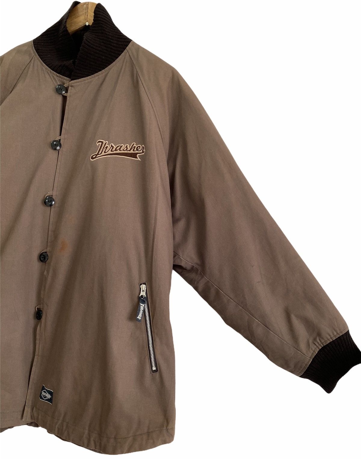 Santa Cruz Skateboards Vintage Streetwear Thrasher Baseball Oversize Varsity Jacket Size US XXL / EU 58 / 5 - 6 Thumbnail