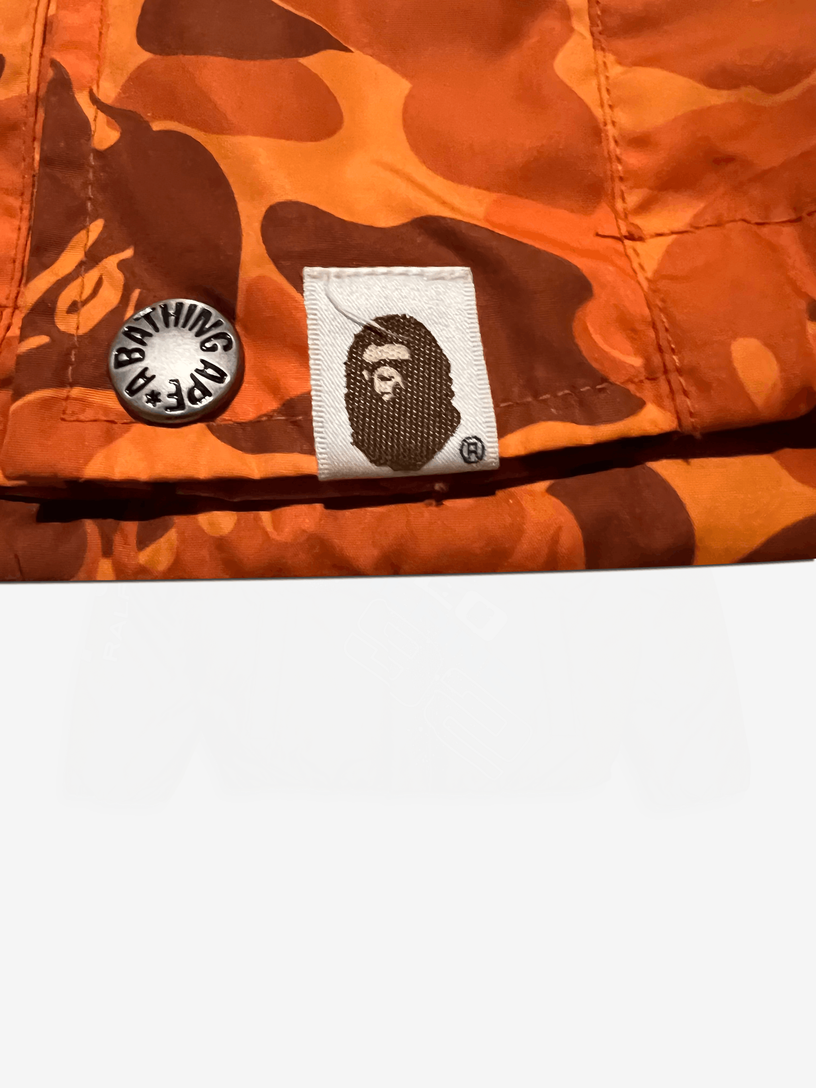 Bape BAPE Orange Nigo Flame Camo Snowboard Jacket Size US M / EU 48-50 / 2 - 7 Thumbnail