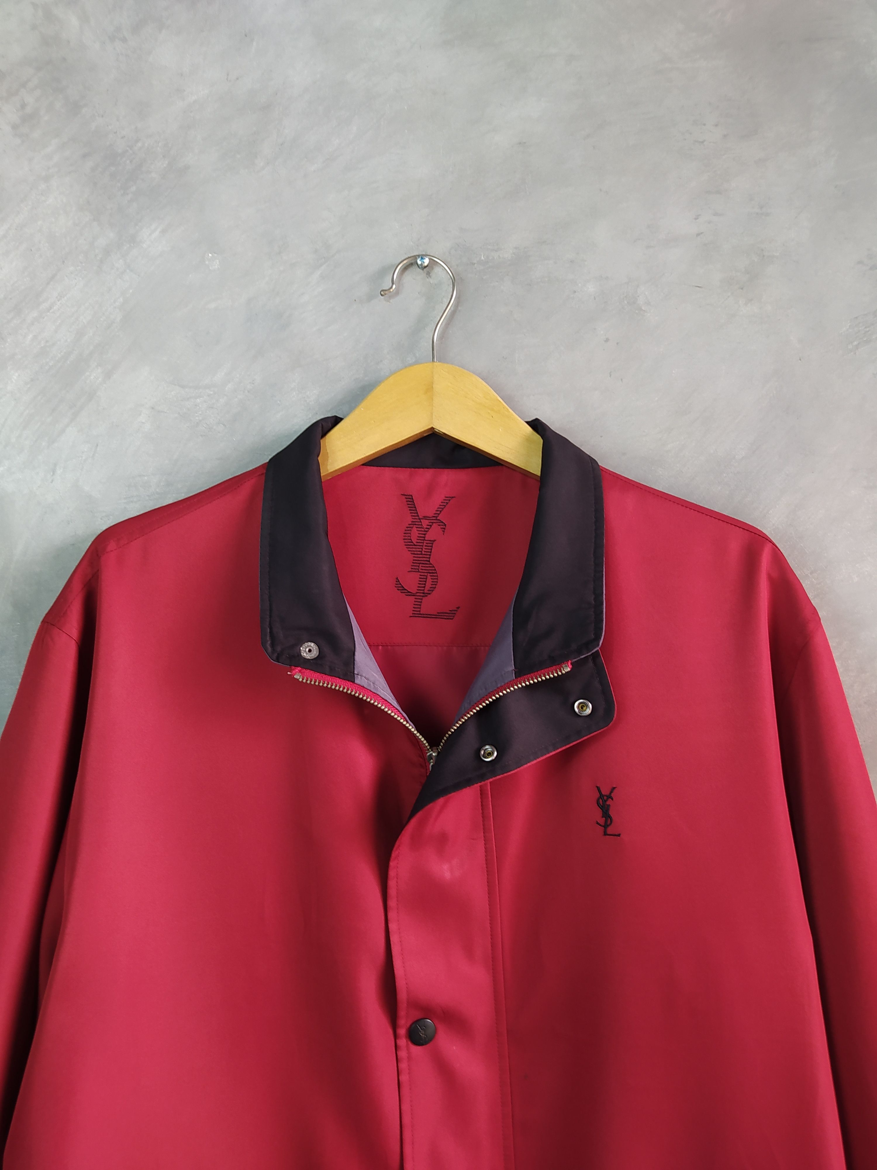Vintage Big logo • YSL vintage Jacket Size US L / EU 52-54 / 3 - 2 Thumbnail