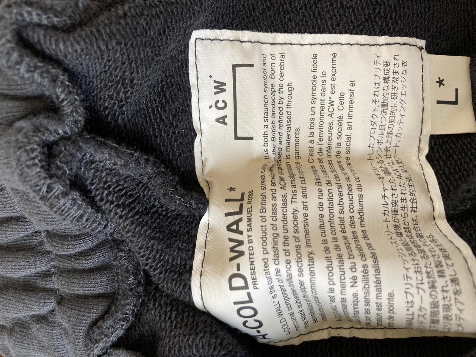 A-COLD-WALL* Logo Sweat Pants in Black Size US 34 / EU 50 - 3 Thumbnail