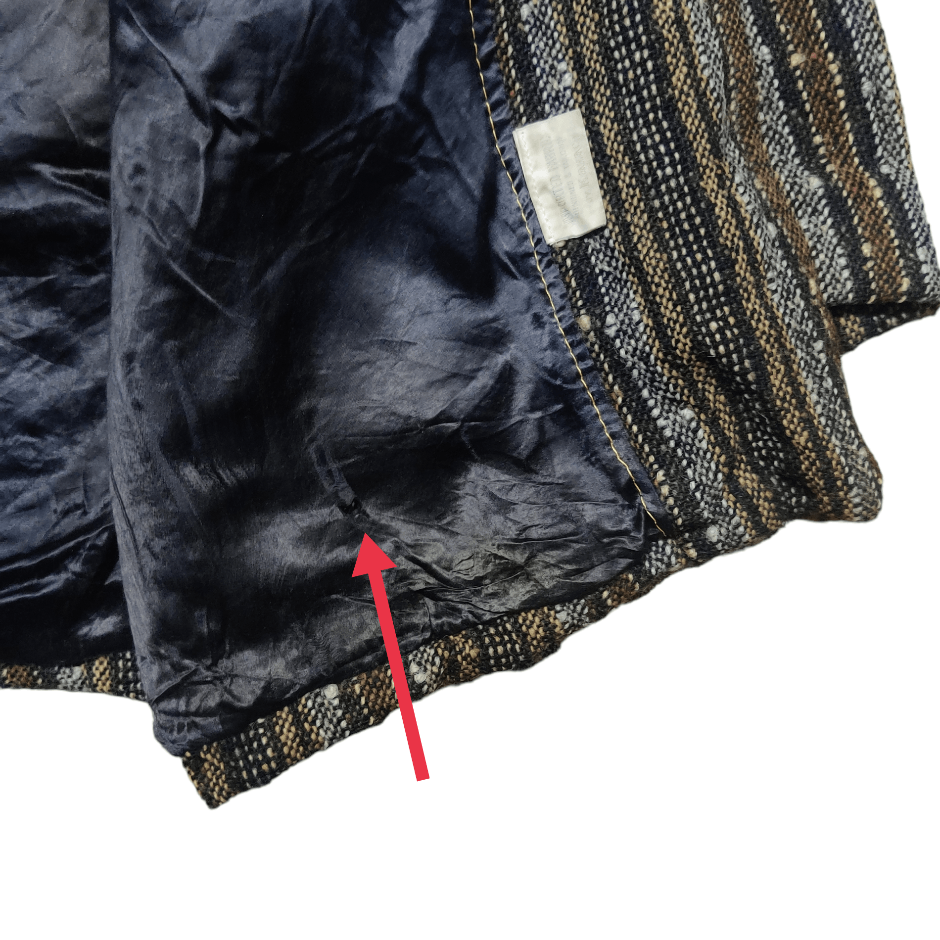 Donegal Tweed Vintage Donegal Tweed Coat Jacket Distressed Size US L / EU 52-54 / 3 - 10 Thumbnail