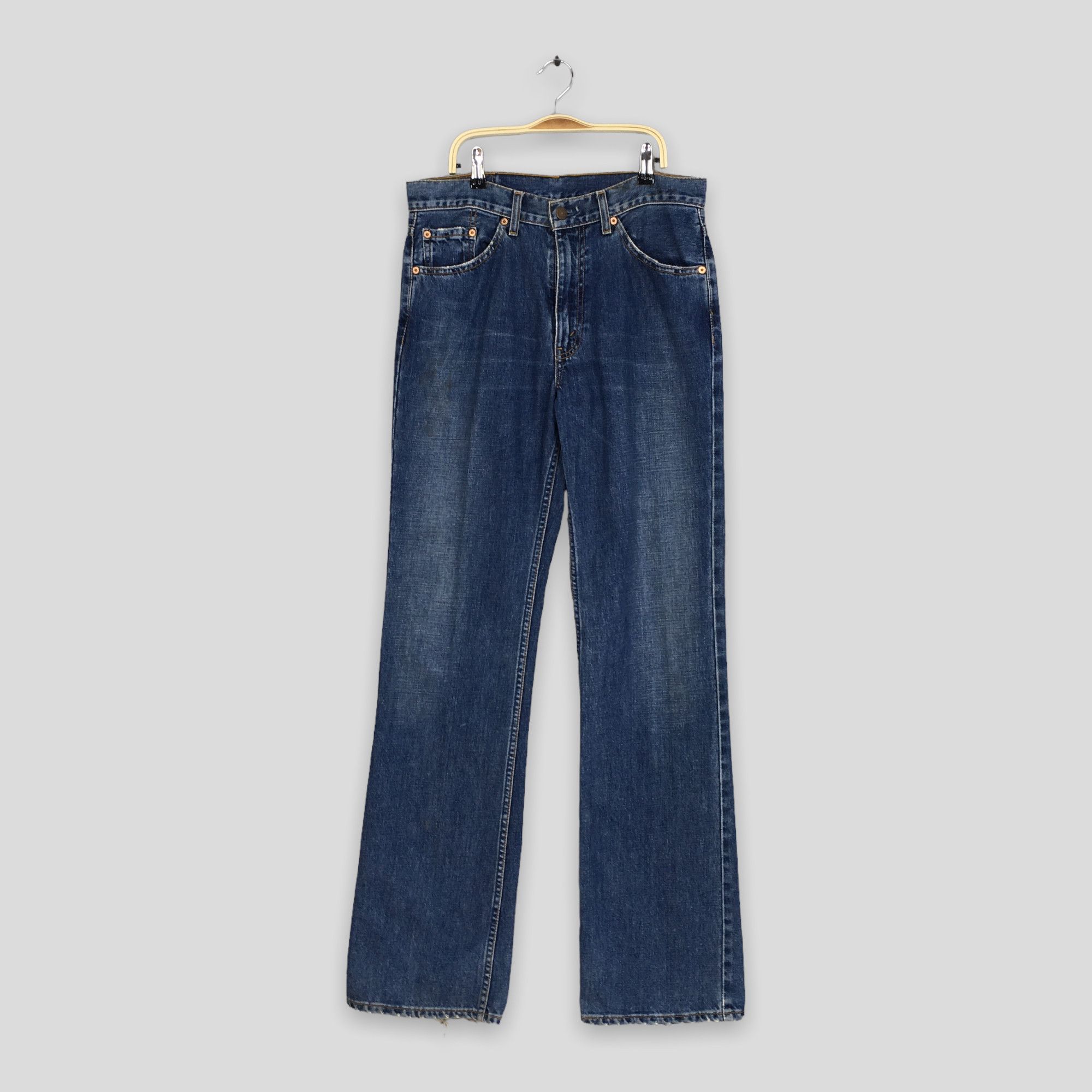 image of If Six Was Nine x Levis Size 31X34 Vintage Levi's 517 Faded Blue Bootcut Jeans, Men's