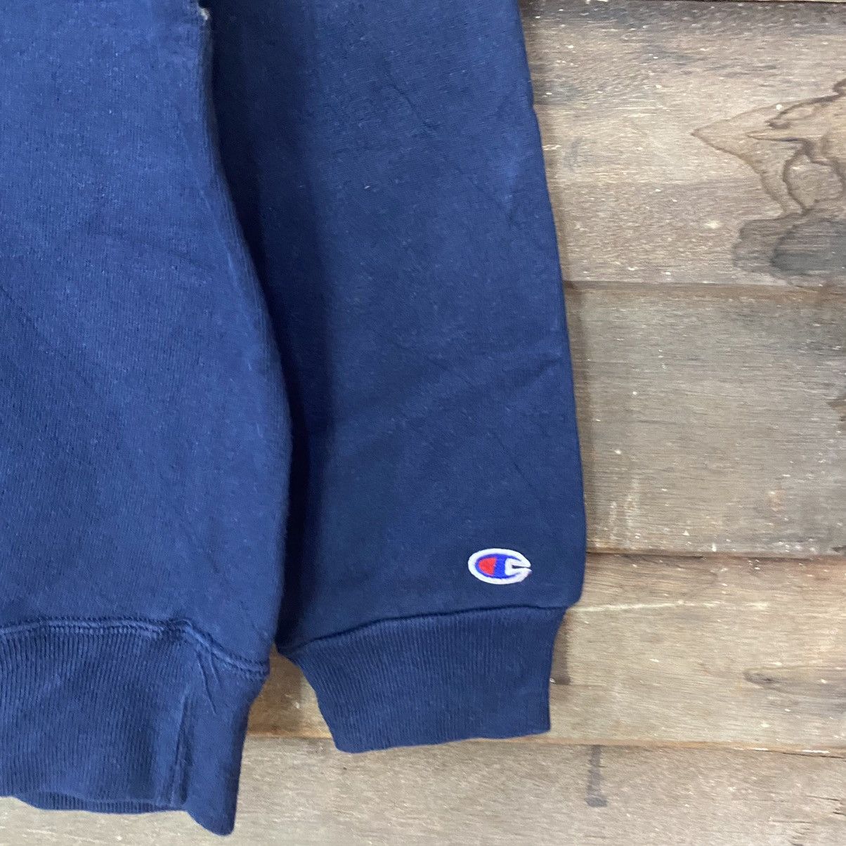 Champion Champion faded Blue Small Logo Sweatshirt vintage #3685 Size US S / EU 44-46 / 1 - 4 Thumbnail