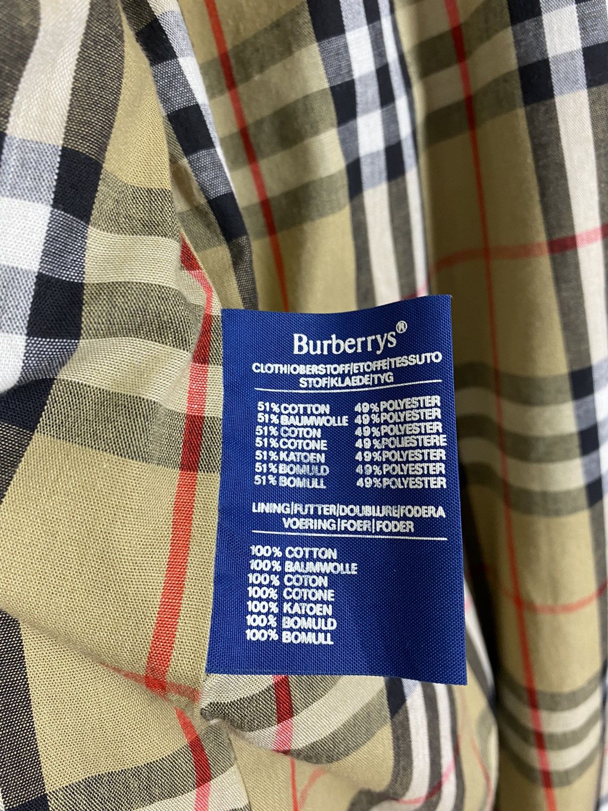 Burberry Vintage Burberry’s Novacheck Lining Size US S / EU 44-46 / 1 - 9 Thumbnail