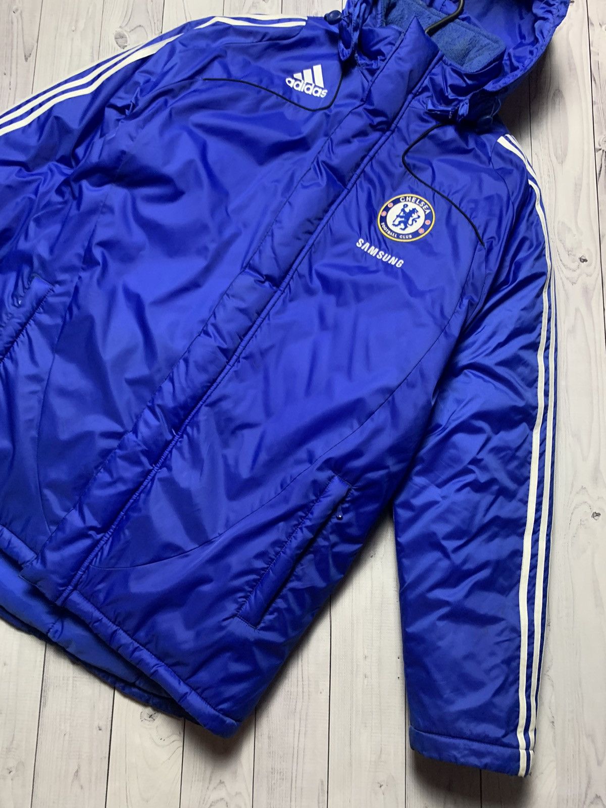 Adidas × Vintage Vintage Chelsea soccer warm jacket parka Adidas size S Size US S / EU 44-46 / 1 - 2 Thumbnail