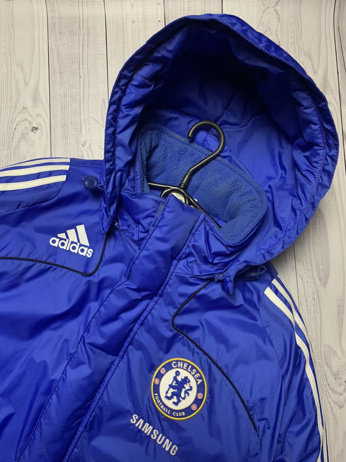 Adidas × Vintage Vintage Chelsea soccer warm jacket parka Adidas size S Size US S / EU 44-46 / 1 - 3 Thumbnail