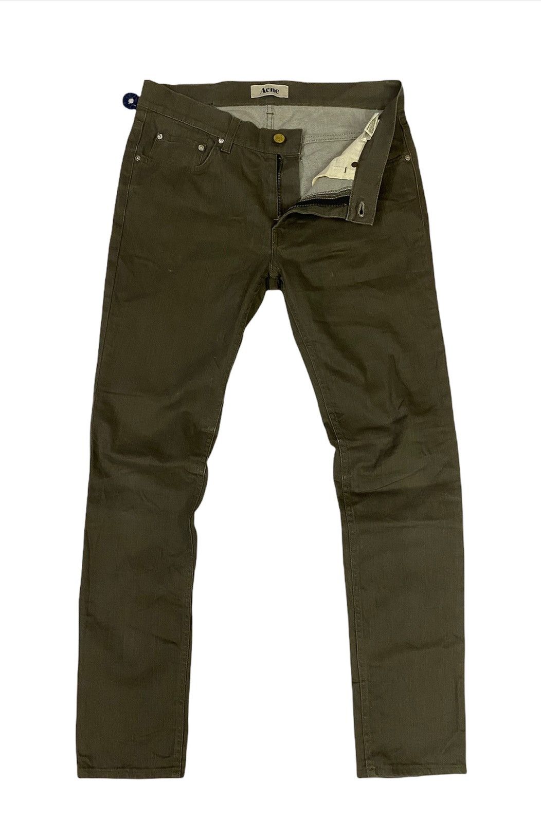 Acne Studios Acne Ace Nelson khaki Jeans Size US 33 - 2 Thumbnail