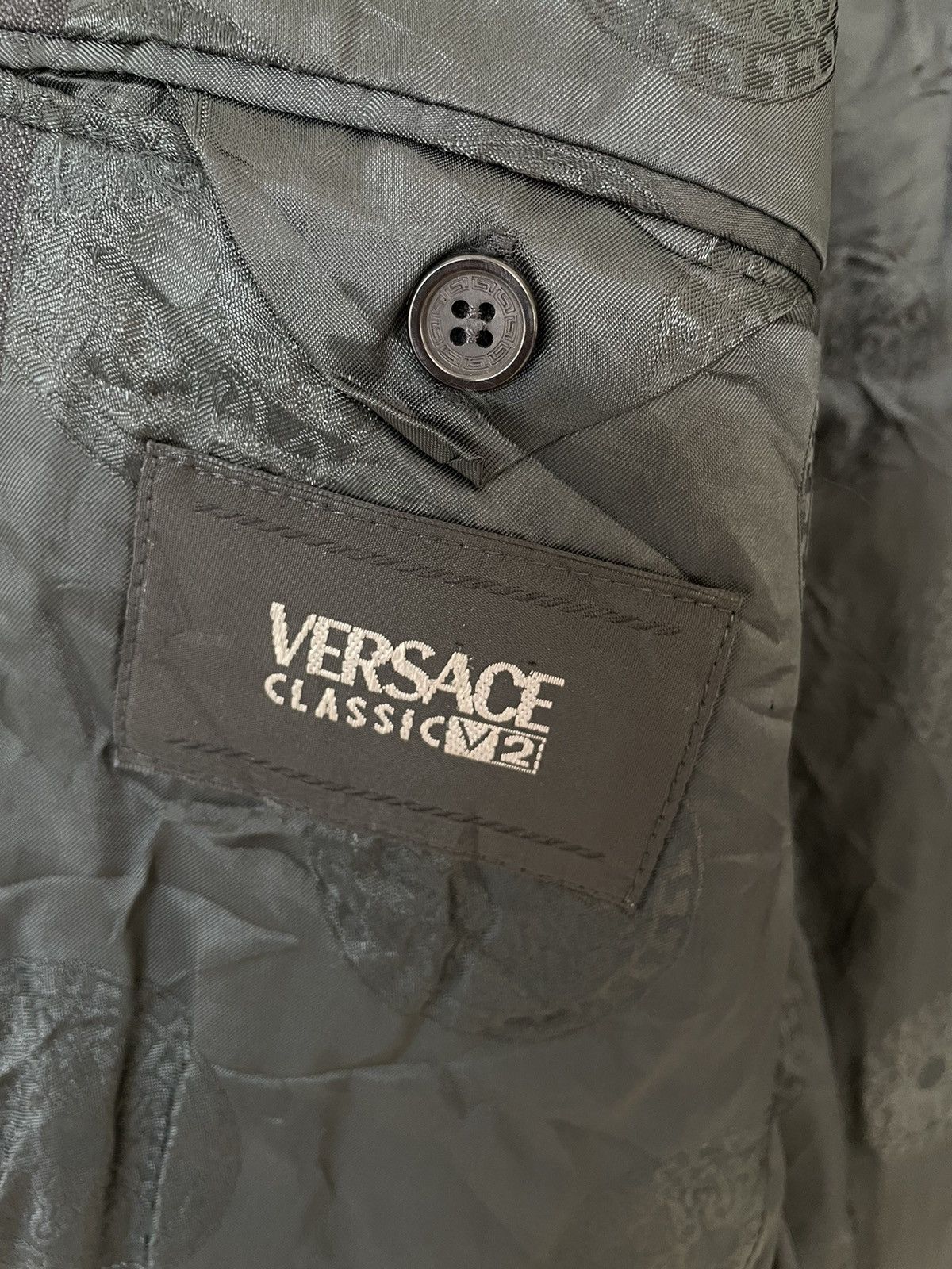 Versace VINTAGE VERSACE V2 BLAZER Size US L / EU 52-54 / 3 - 8 Thumbnail