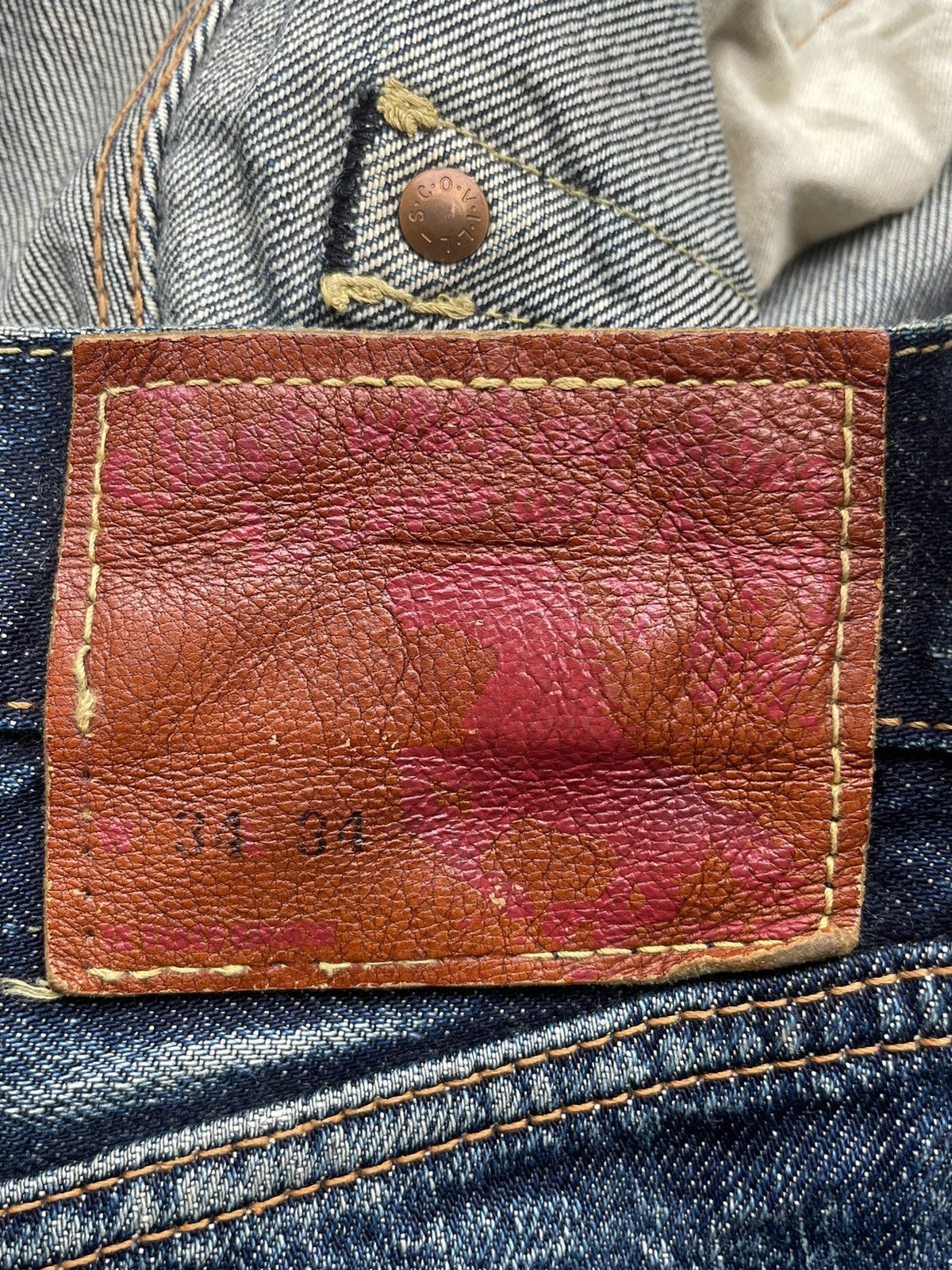 Japanese Brand Unknown Vintage Japan Selvedge Denim Size US 34 / EU 50 - 18 Thumbnail