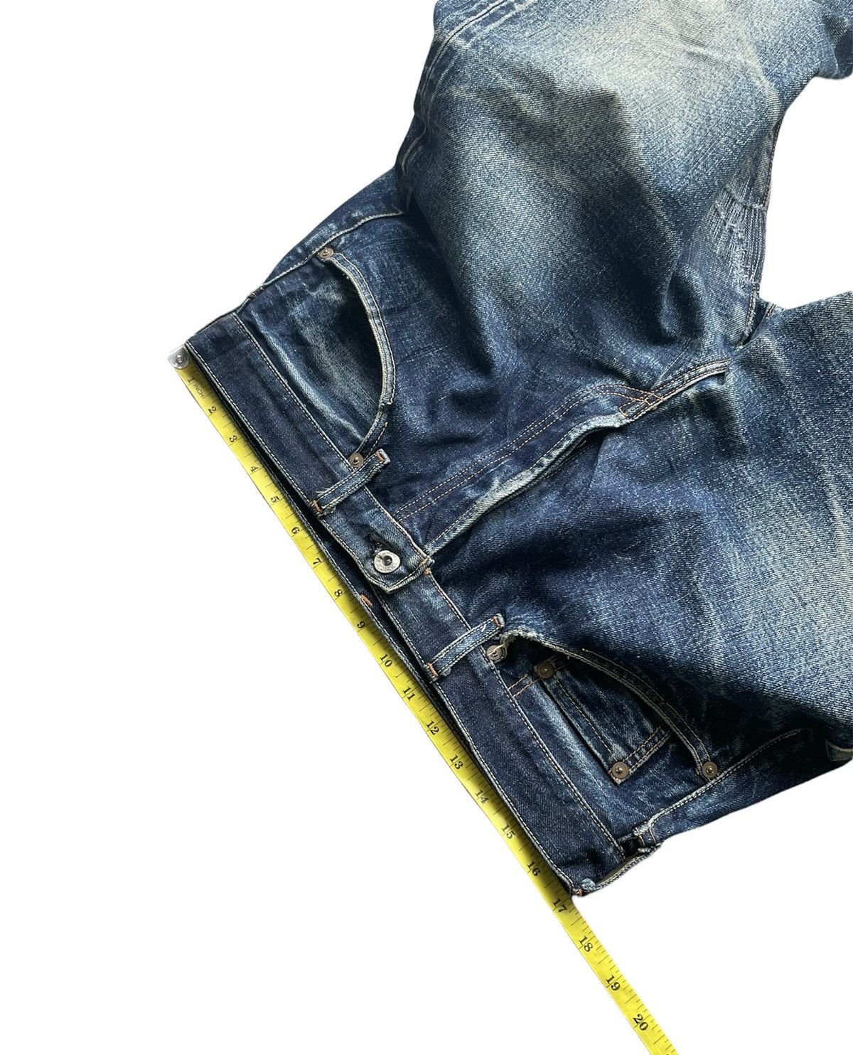 Japanese Brand Unknown Vintage Japan Selvedge Denim Size US 34 / EU 50 - 2 Thumbnail