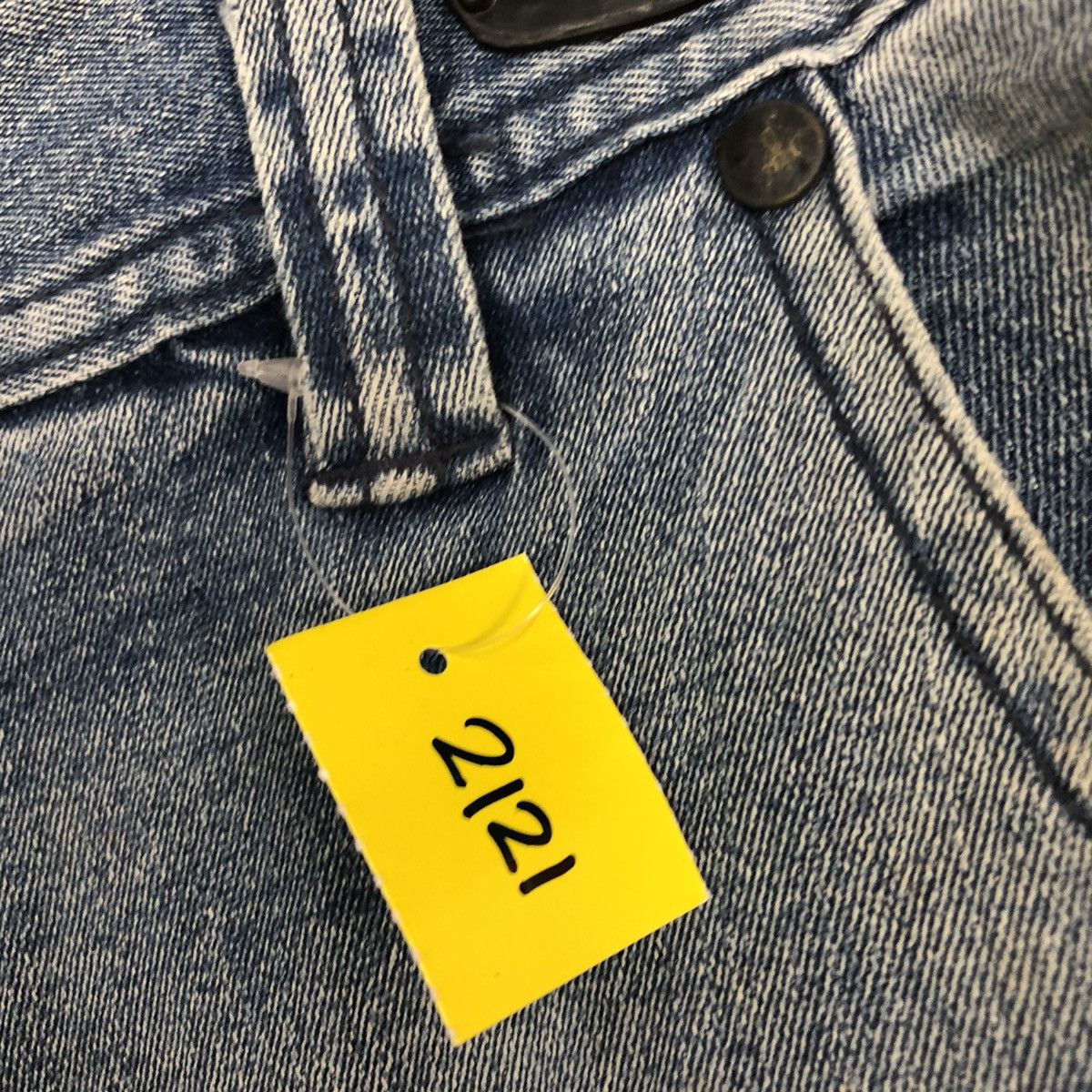 Japanese Brand DLL Tora Blue Multipocket Denim Jeans Pants #2121 Size US 35 - 8 Thumbnail